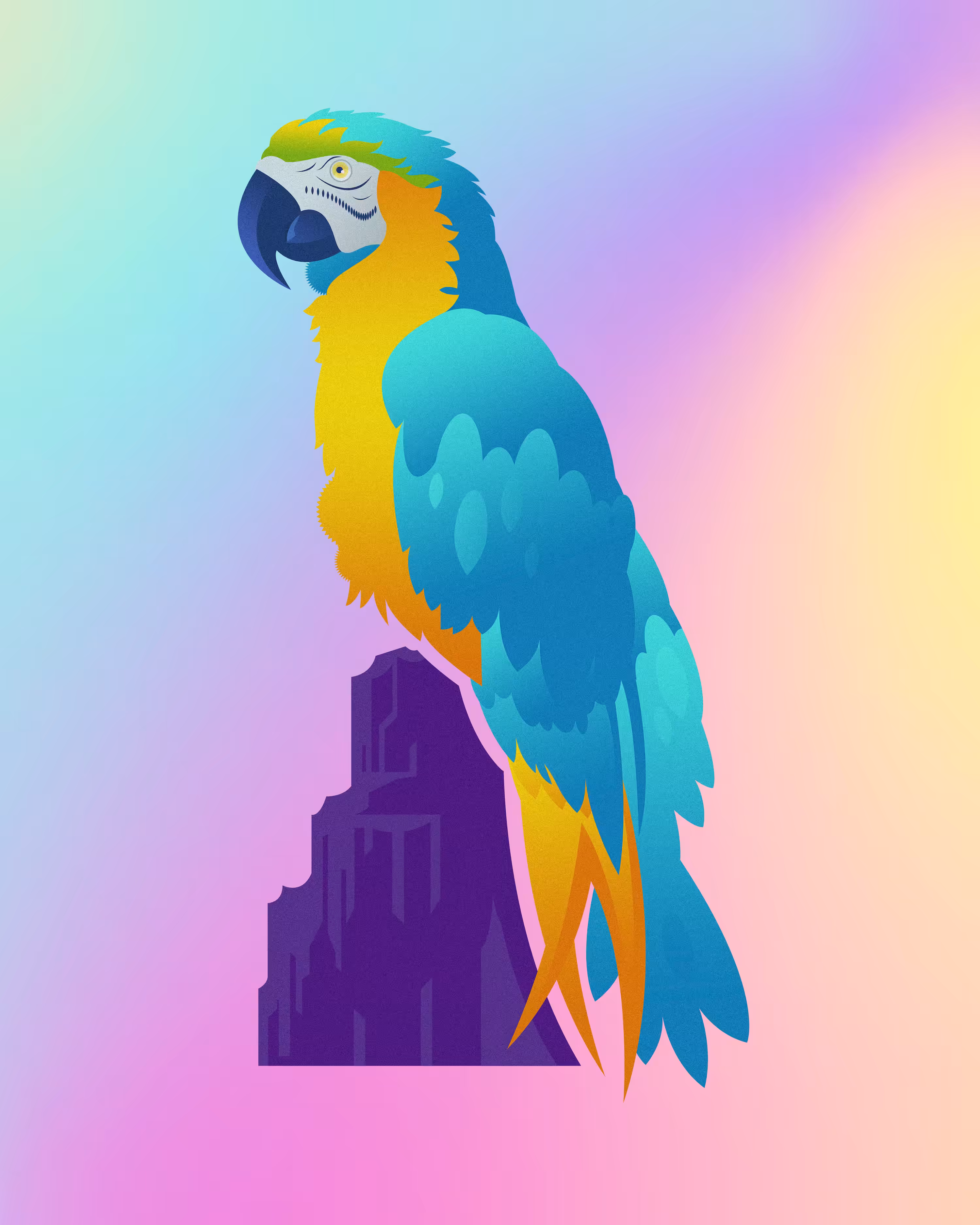 Luminous Macaw