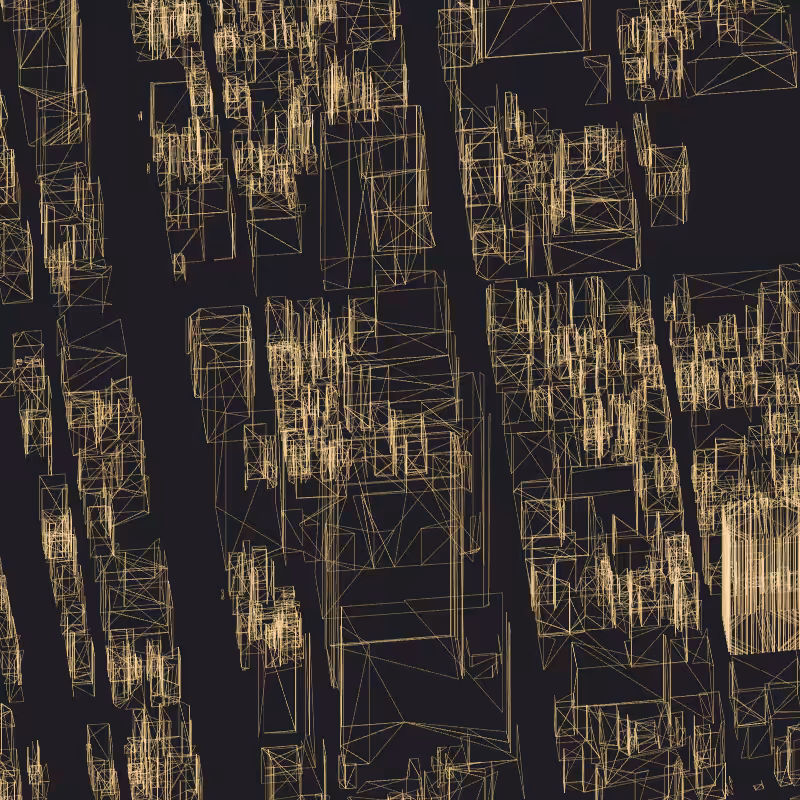 Wireframe City: Tokyo Shibuya #81