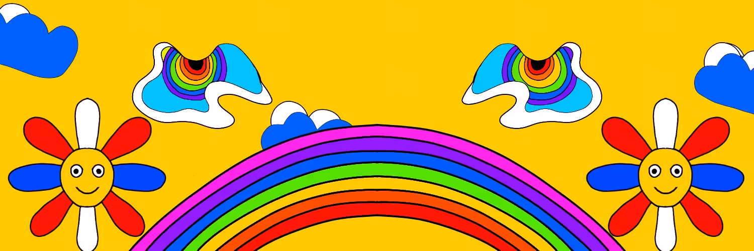 The Rainbow is a sad face