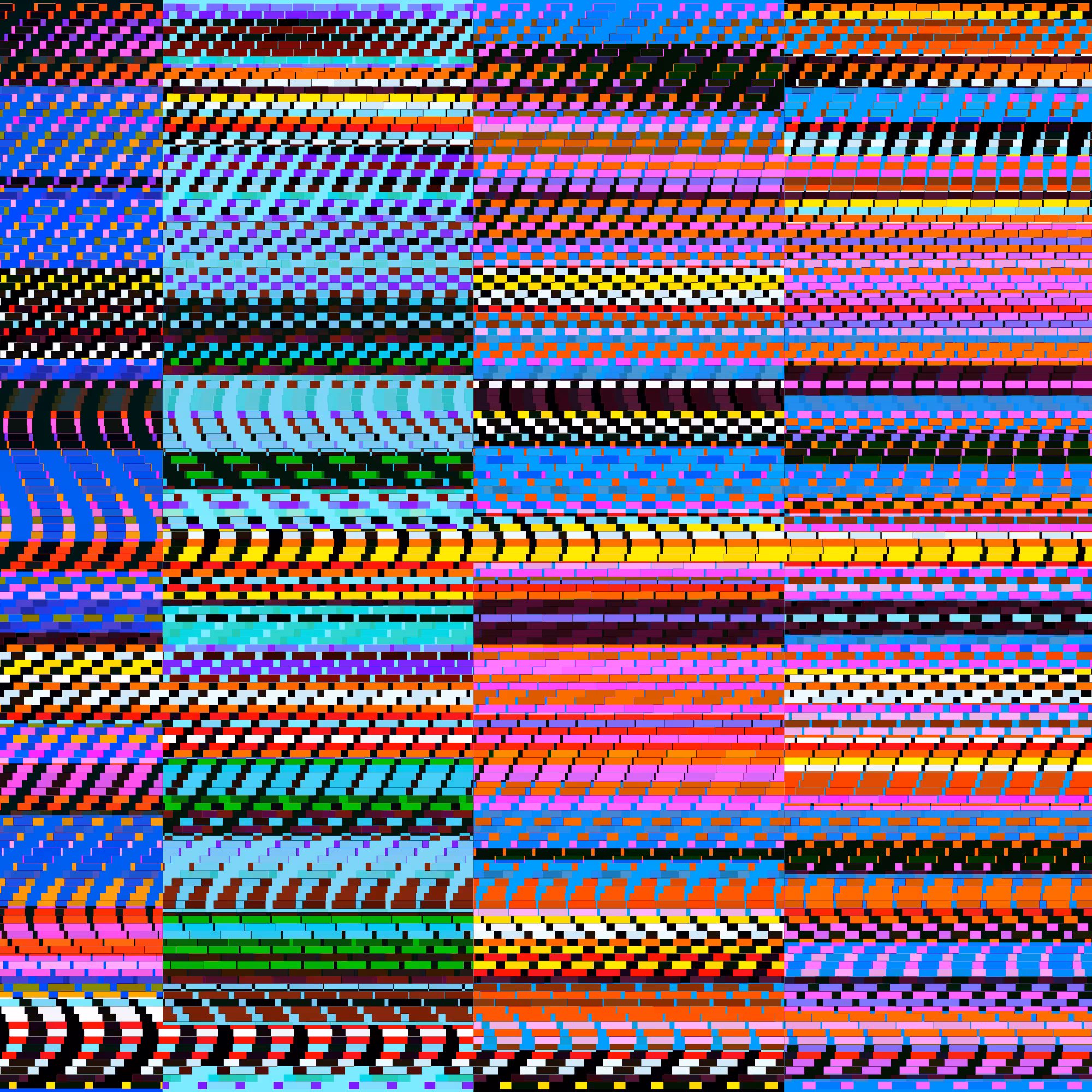 Glitchometry Stripes #41