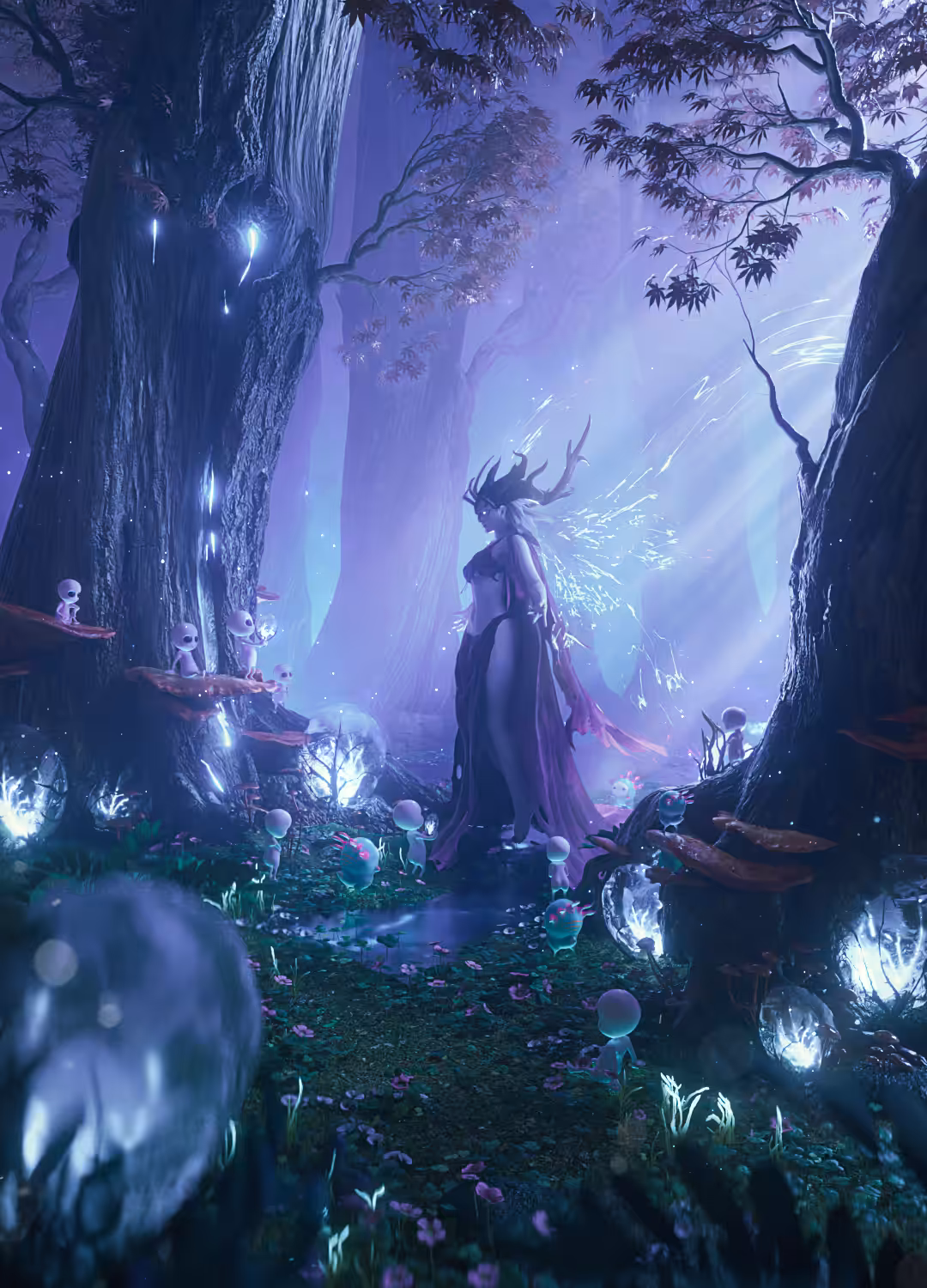 deep in the forest