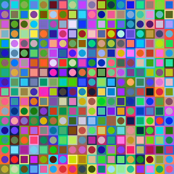 Square Dot Composition #60