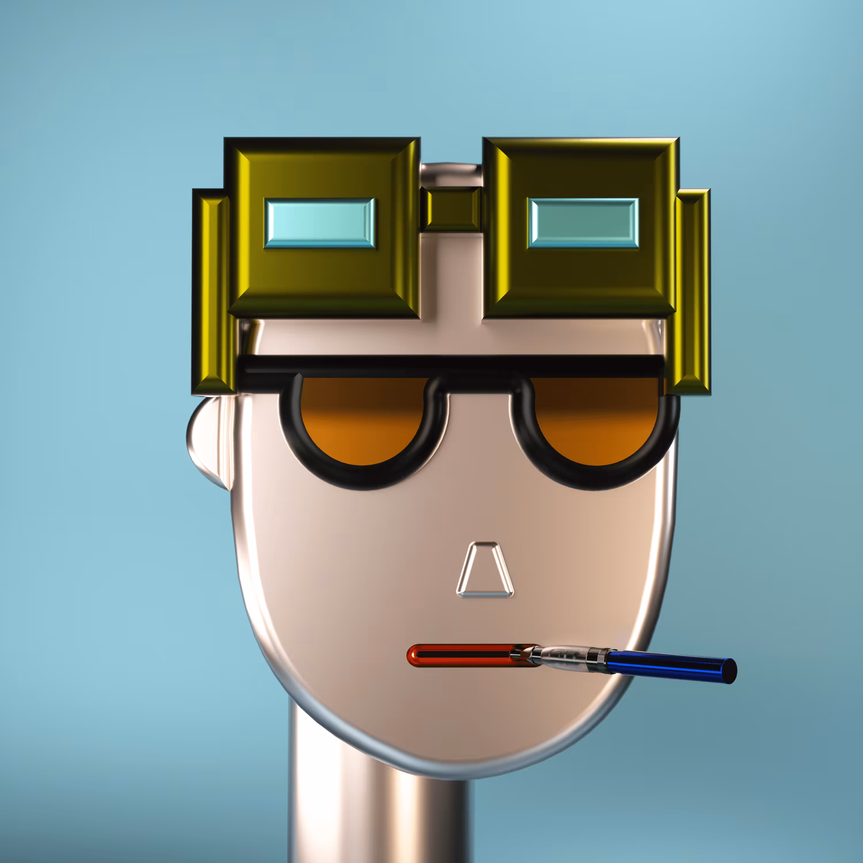 3D Chrome Punk #1094