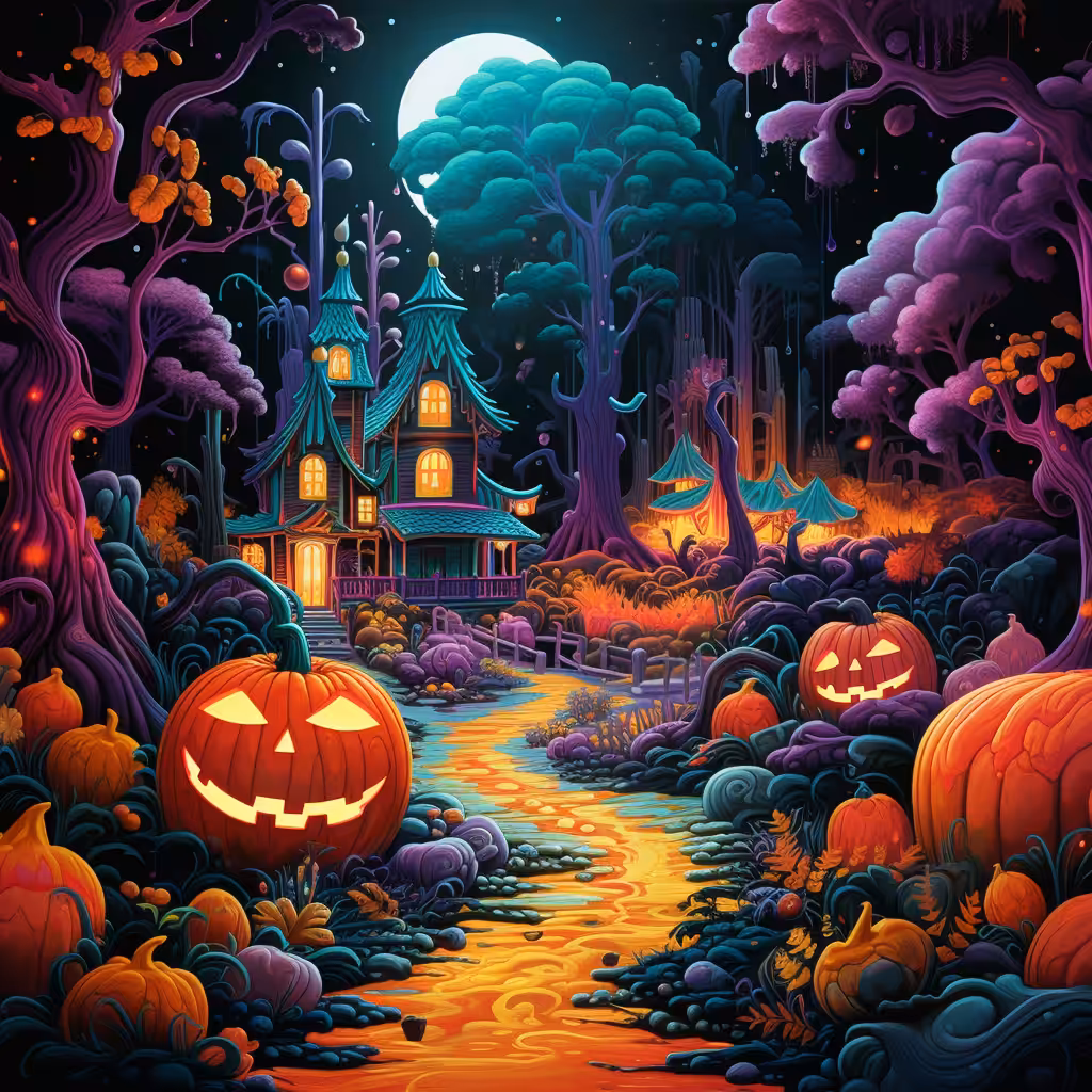 colorful Halloween
