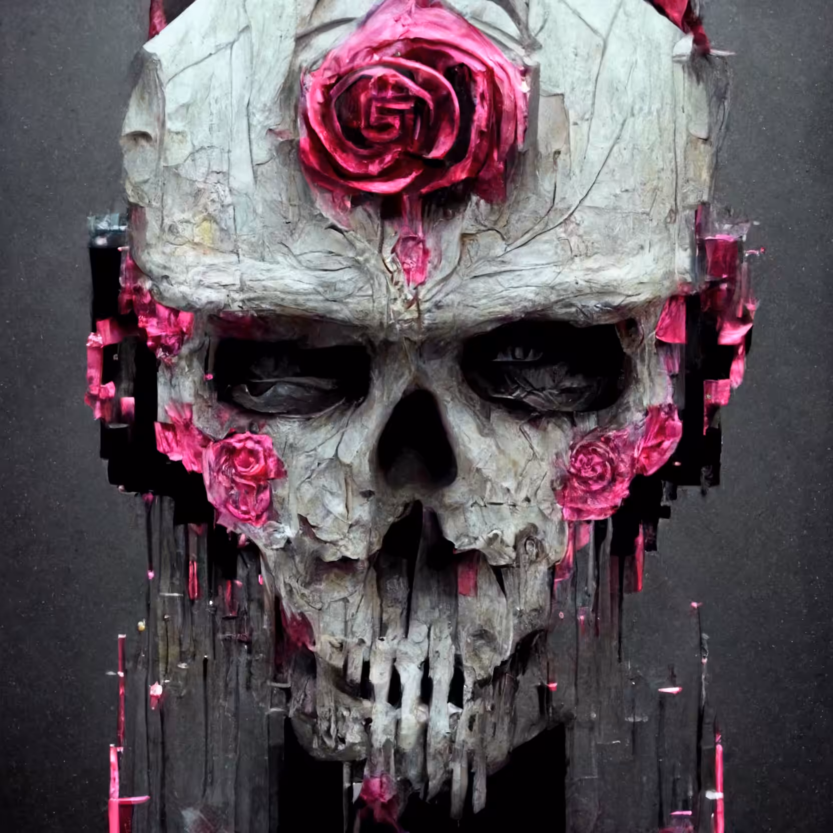Rose Skull #7