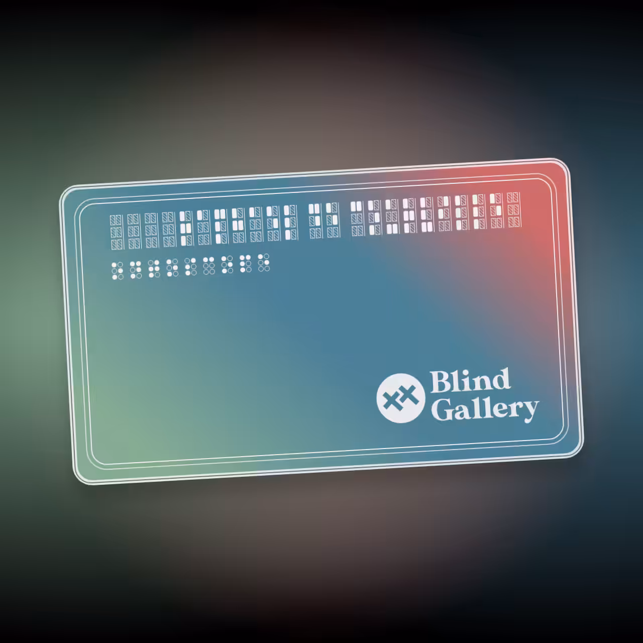 Blind Gallery Club Membership #393