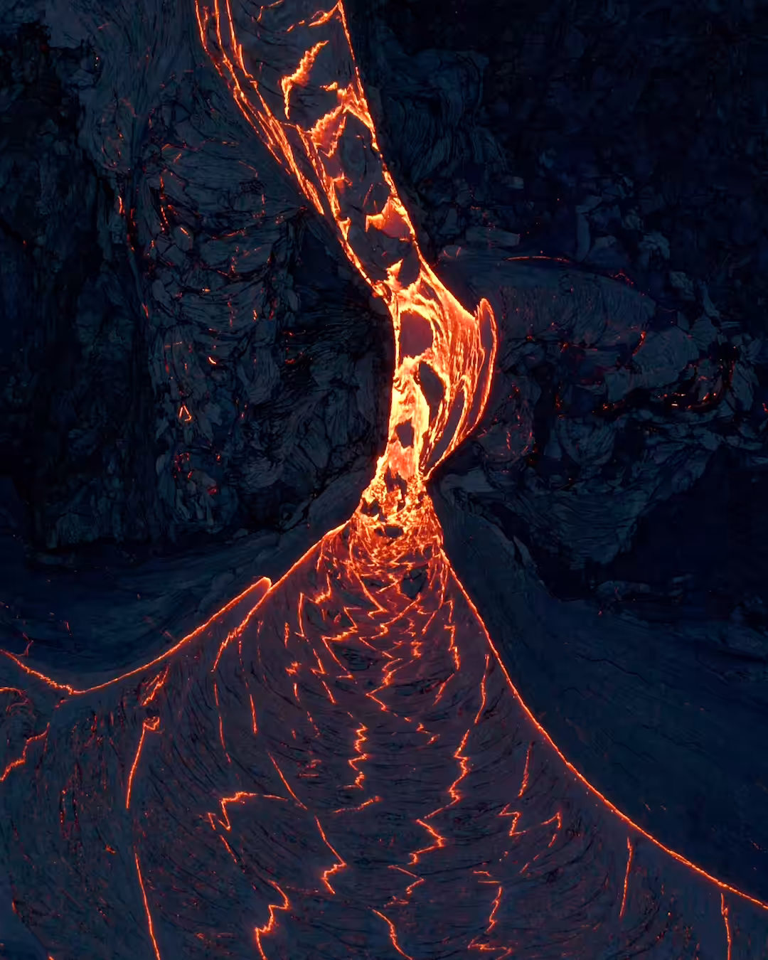 Lavafall