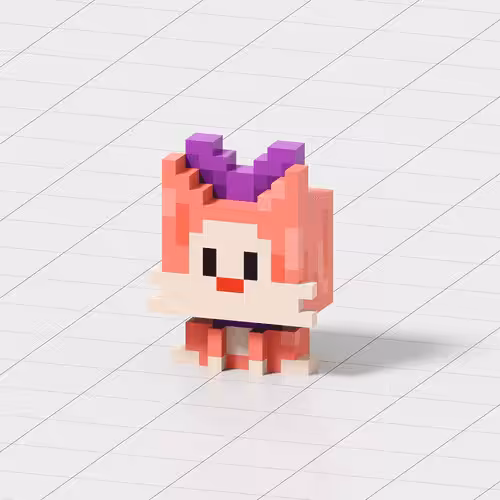 Crypto Voxel Cats #028