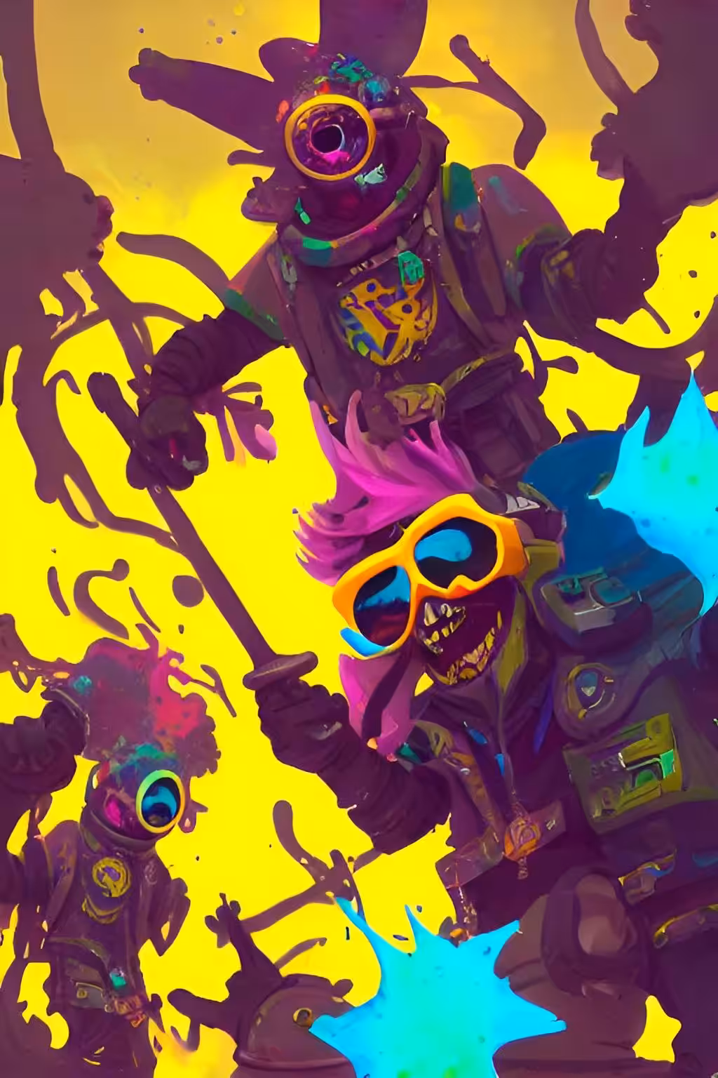 Splatter Punks Yellow #2