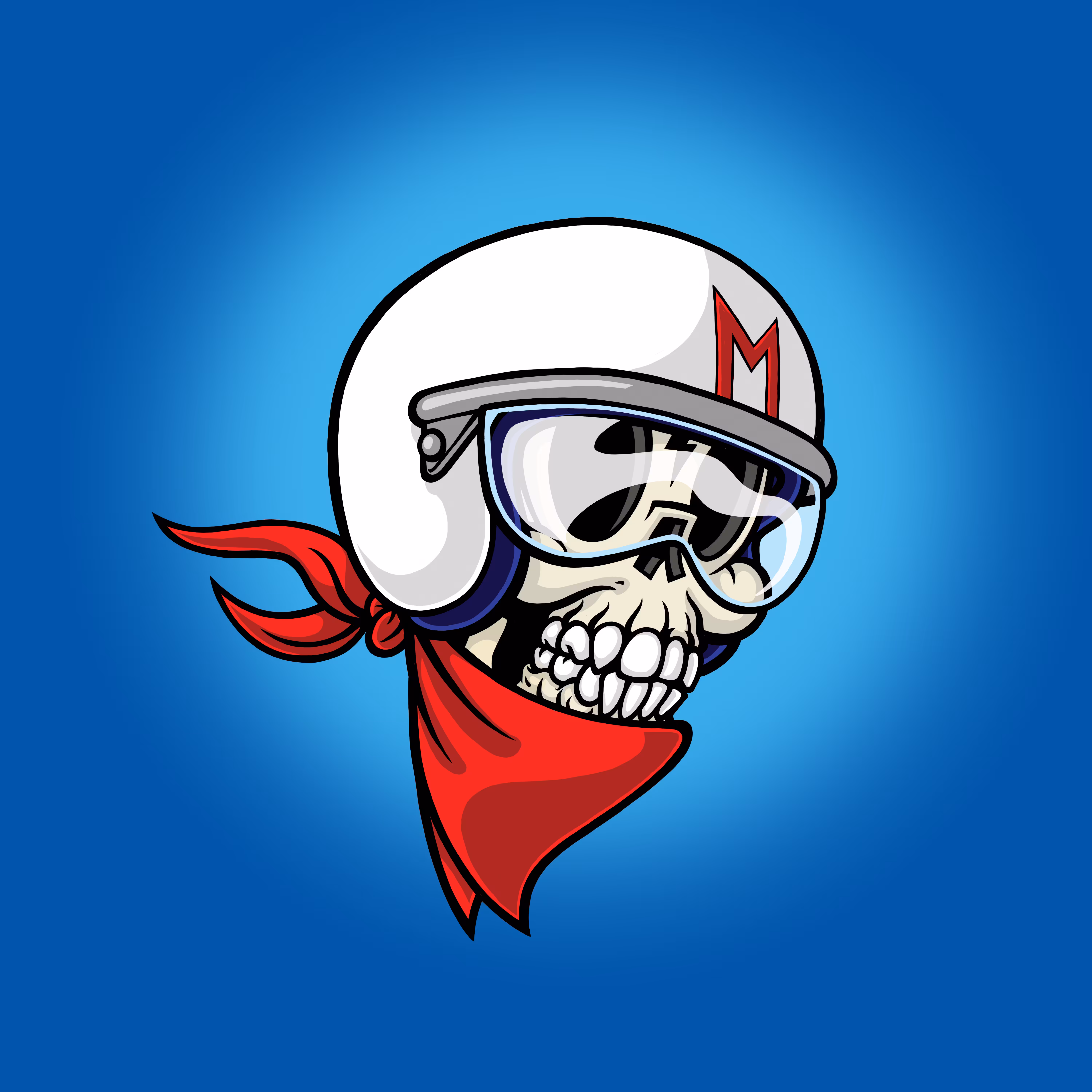 MAD RACER SKULL