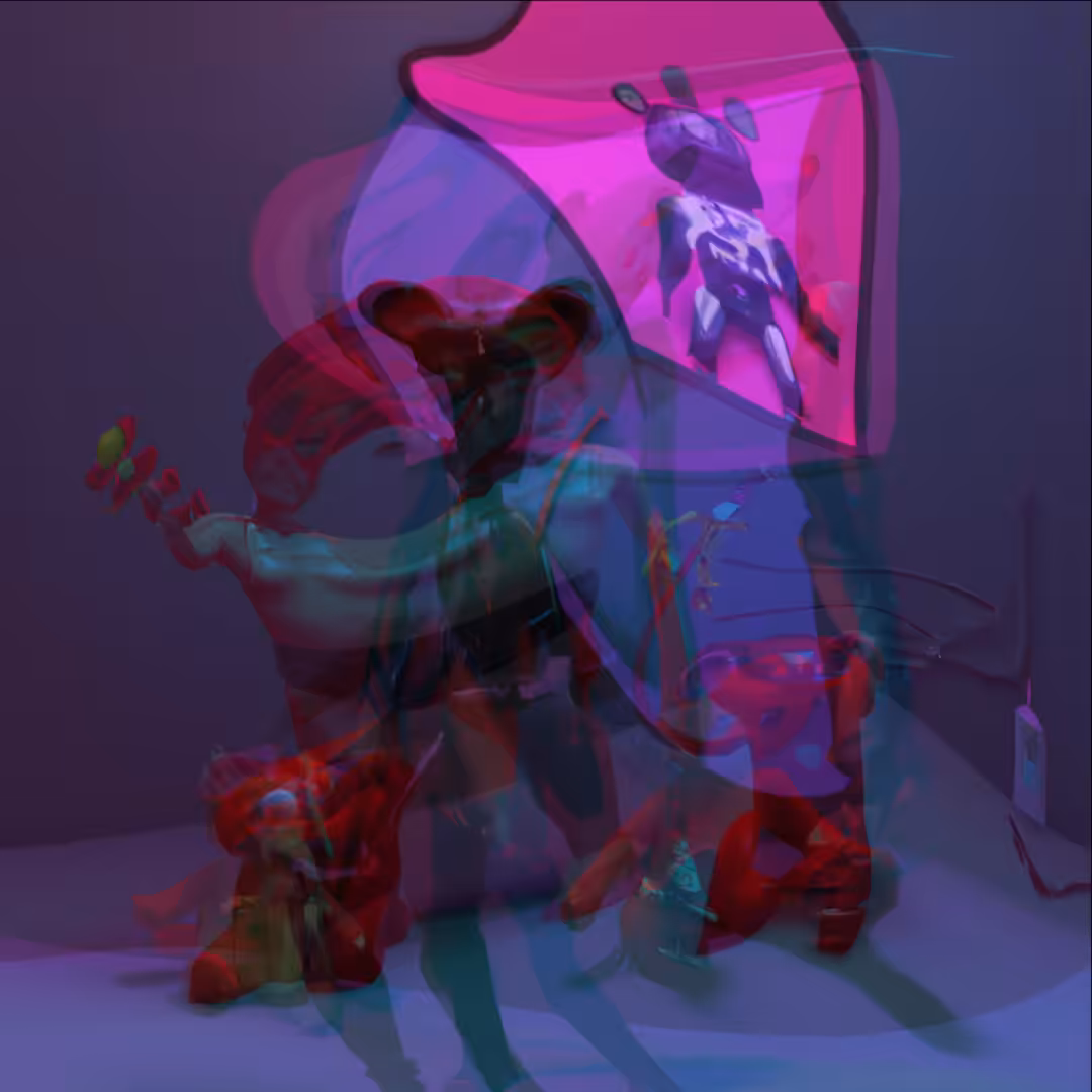 Master Bear's wet nightmare