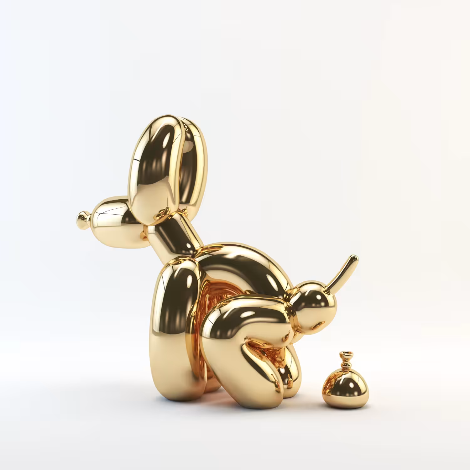 POPek Balloon Dog 23k Gold