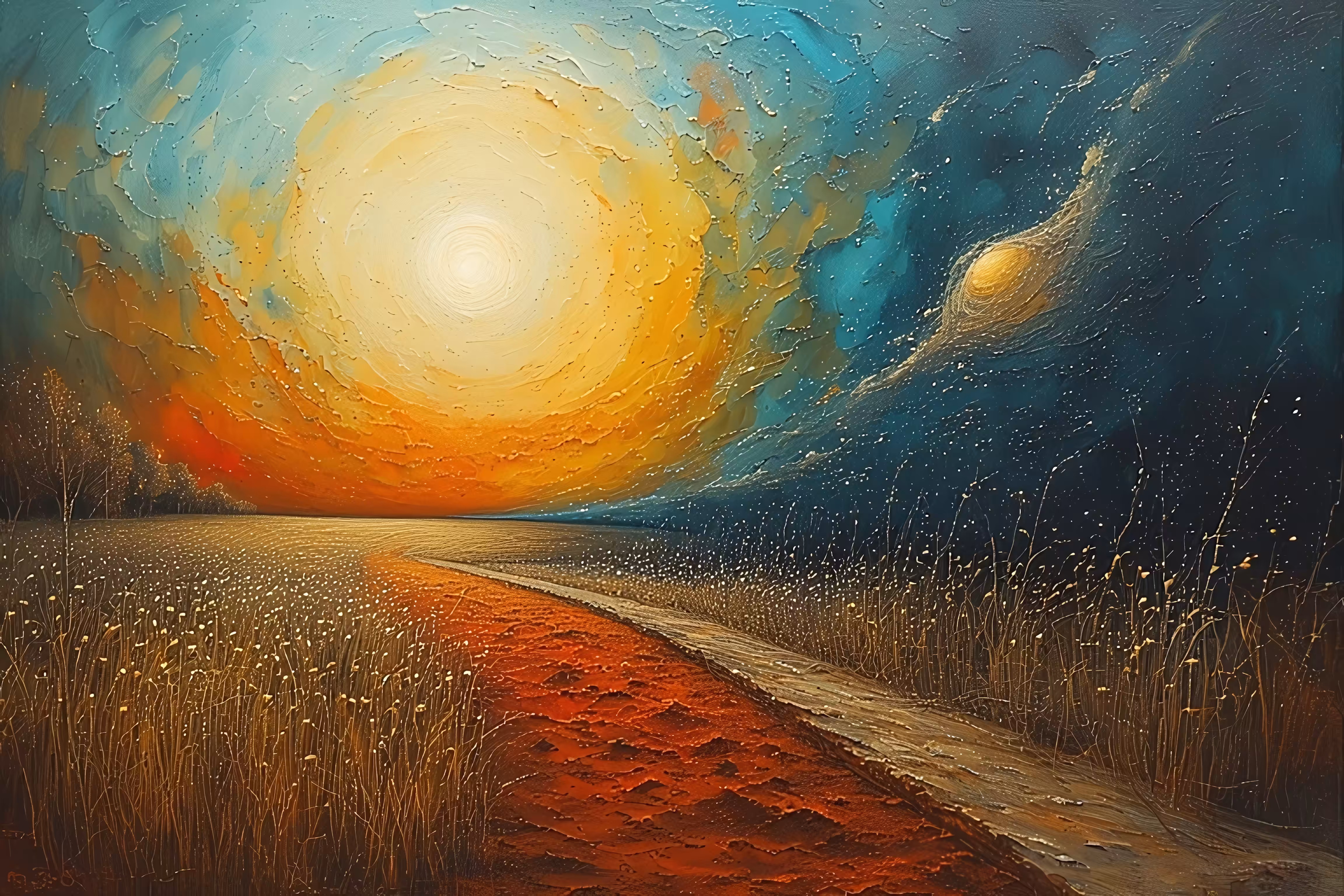 Path Between Worlds — A Journey Through Light and Shadow