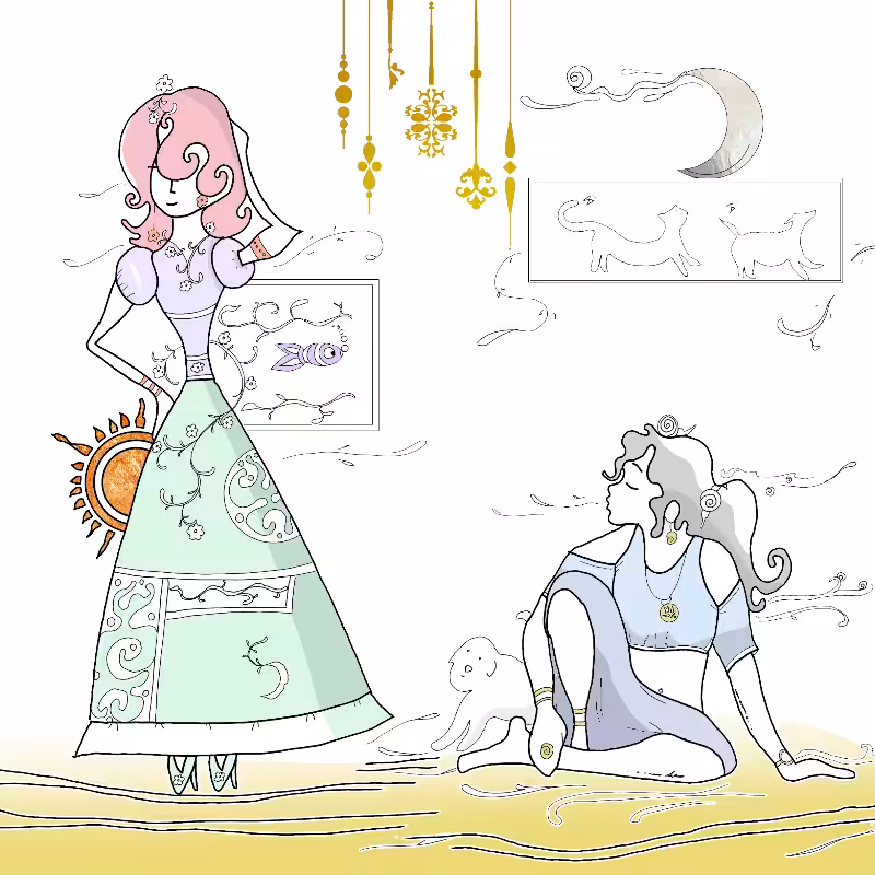 Tradition vs. Modernity among Female (II) #8