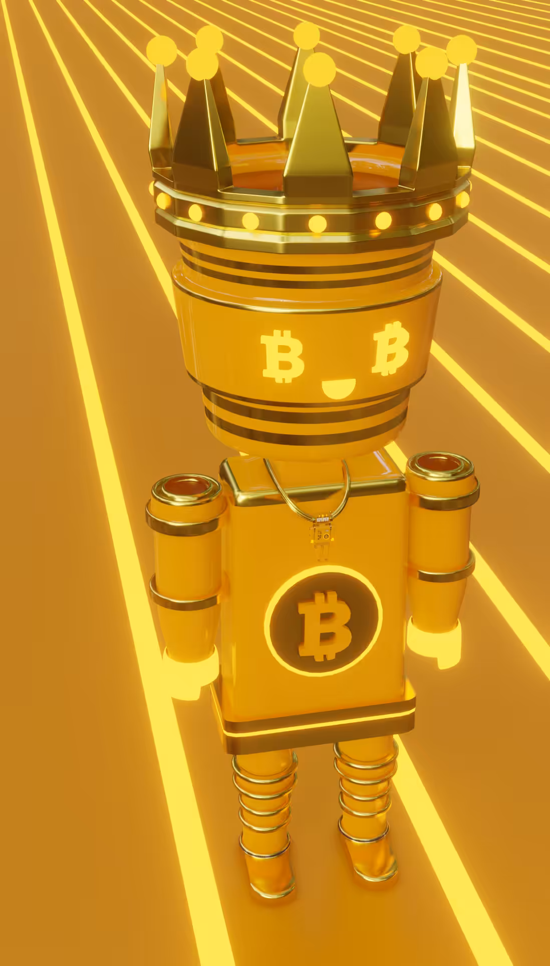 Bitcoin Coffee Mascot