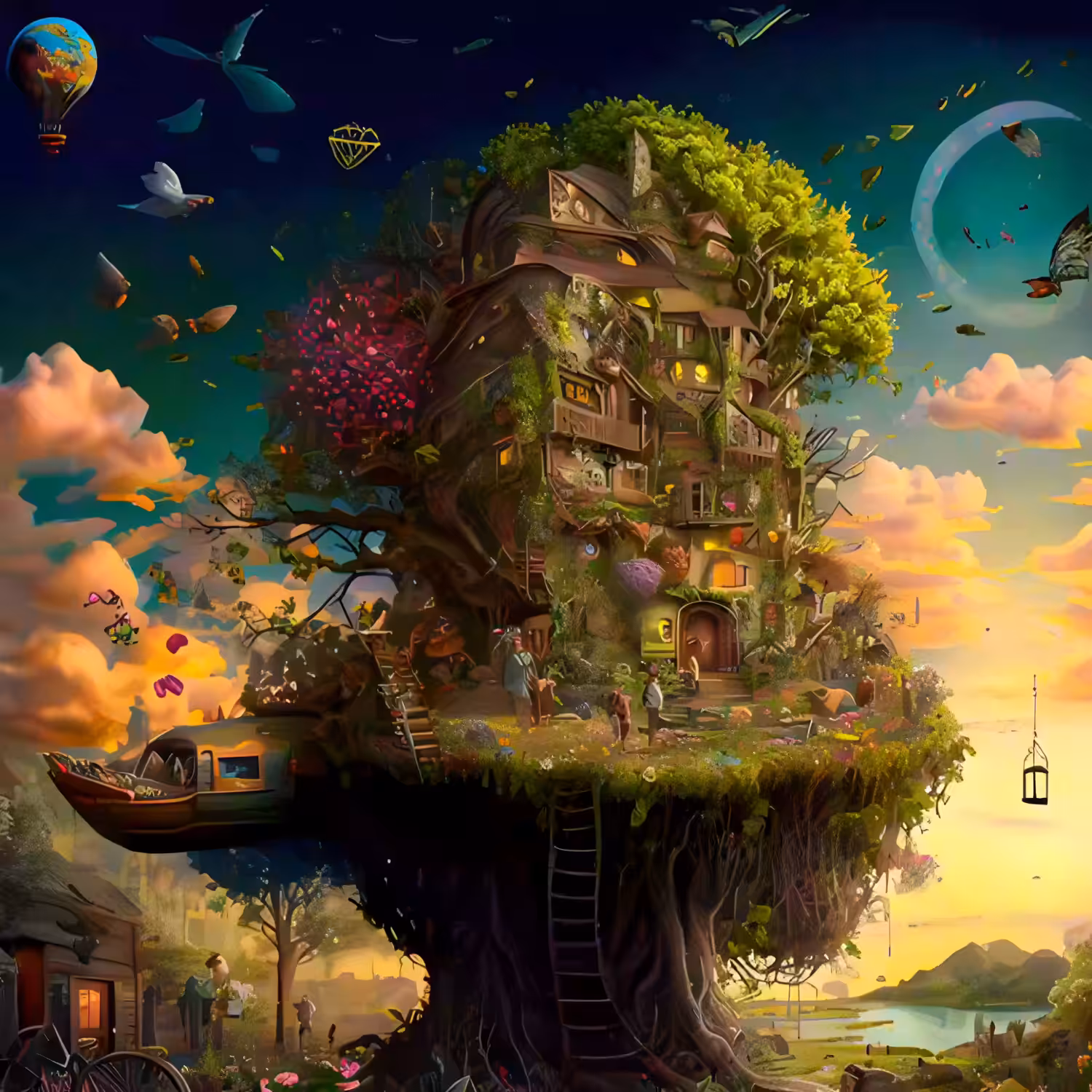 Happy tree 73 - Home, Dear Home