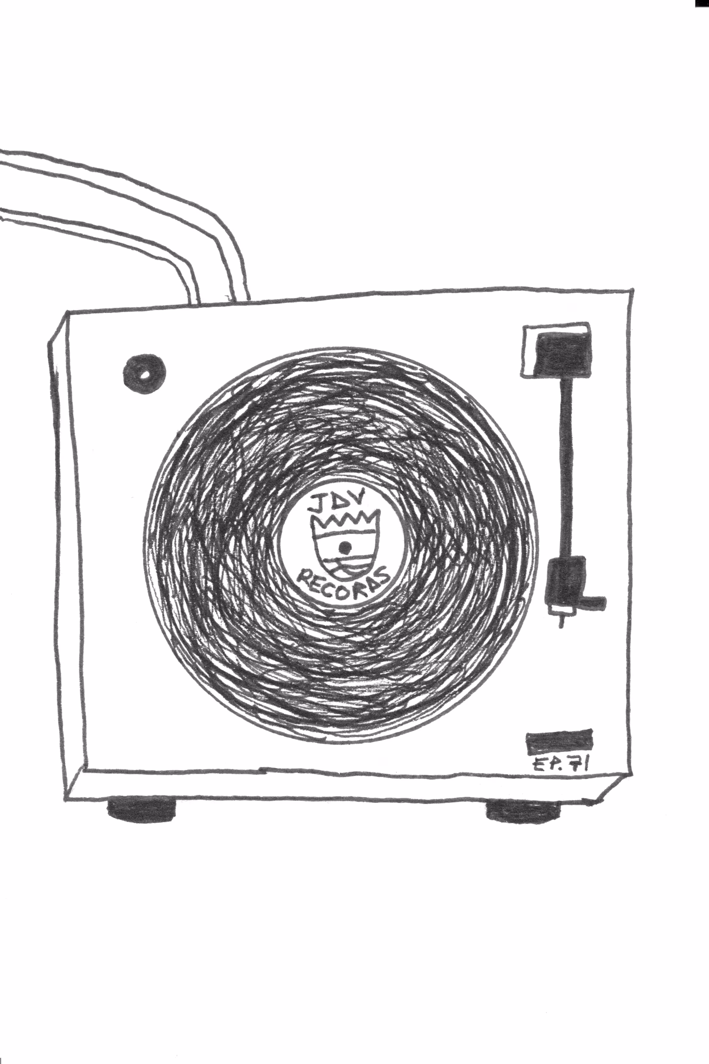 JDV episode art #71 - Record player