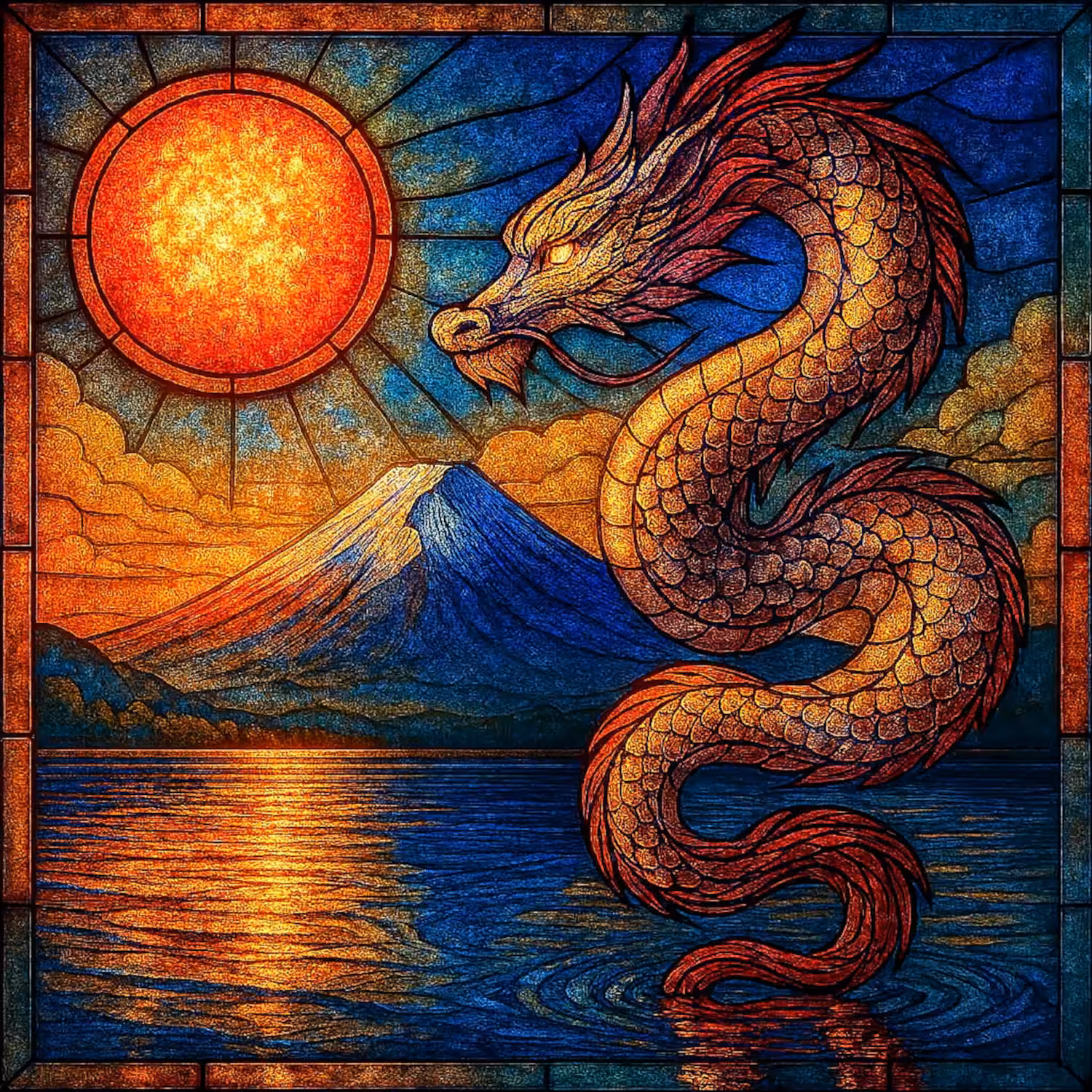 Solar Dragon and Fuji