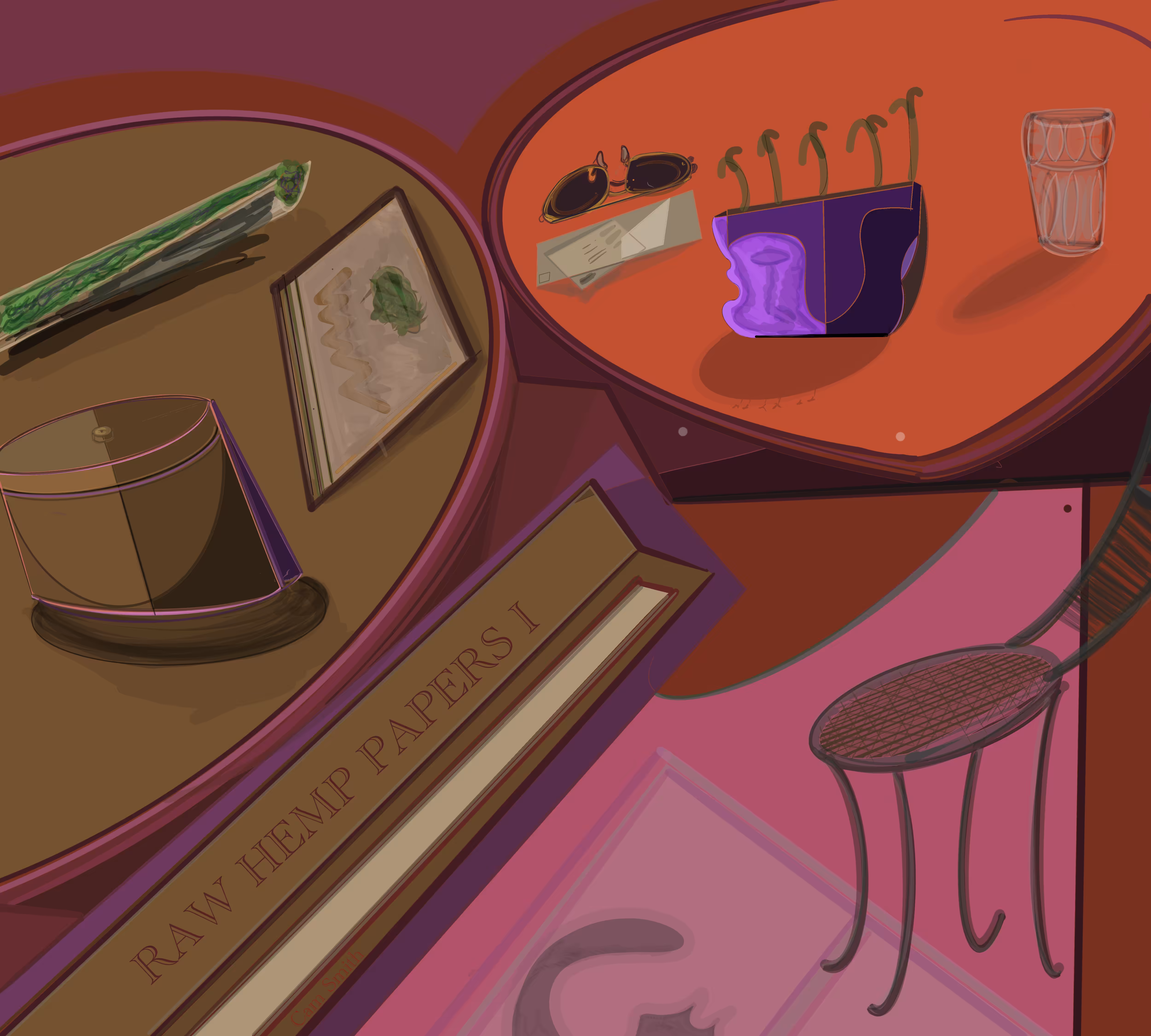 STILL LIFE by CAM SMITH: Still Life at a Cafe