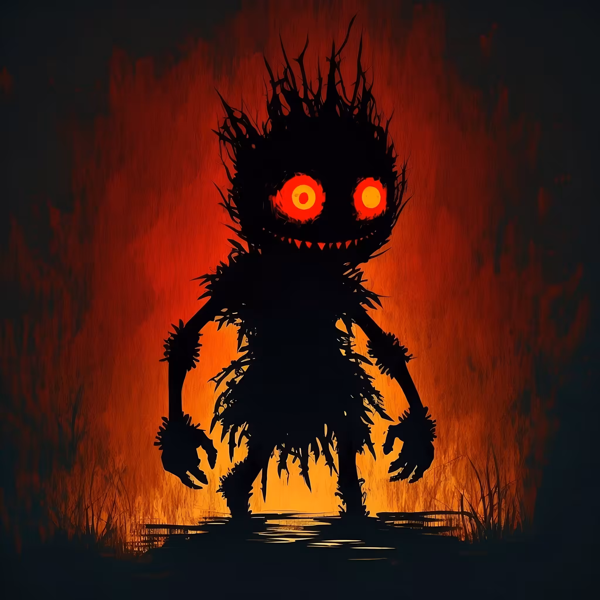 The creature that lives inside the scam forest...