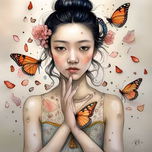 Beauty goddess portrait 🌸