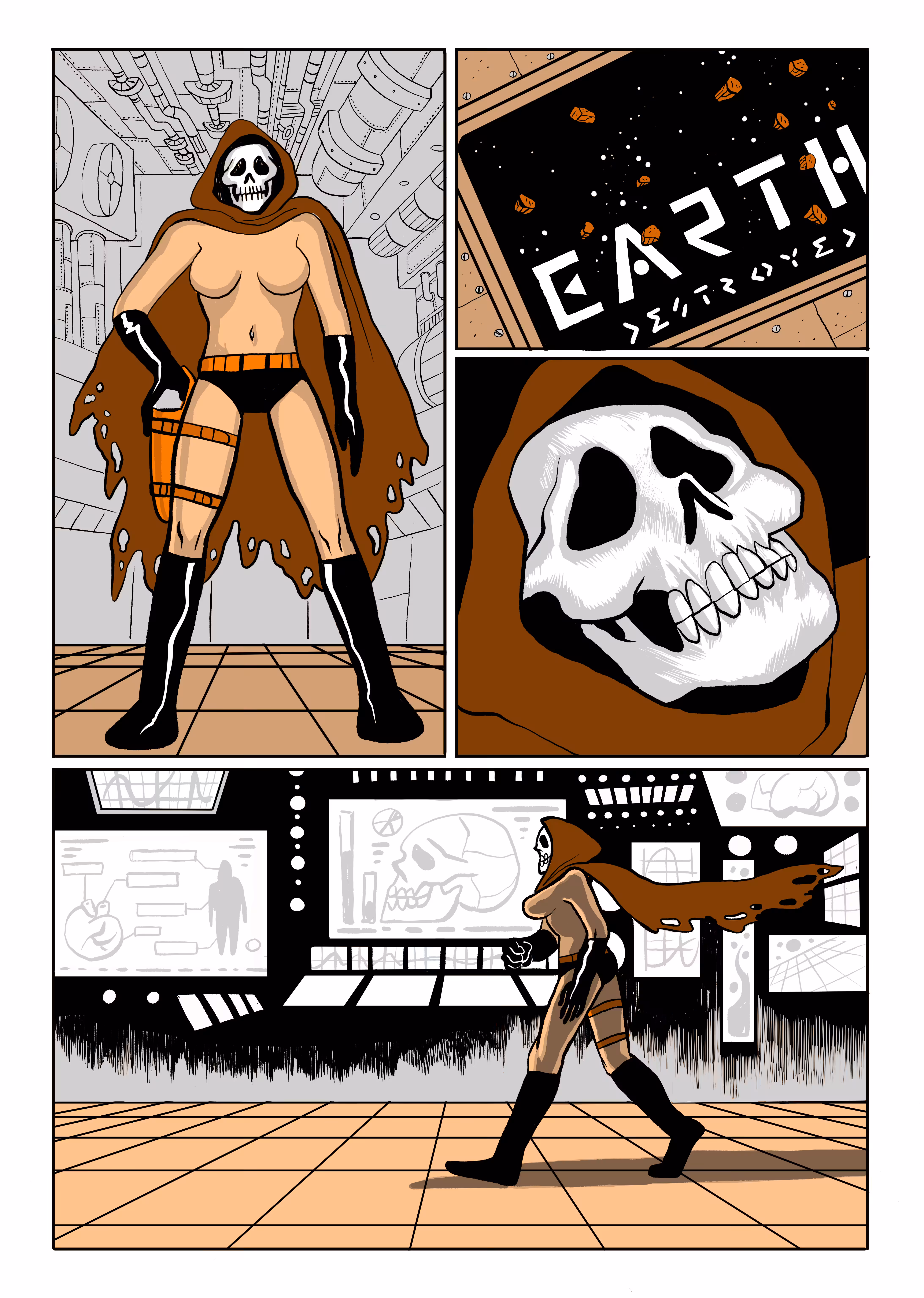 Captain Death - Original page 21