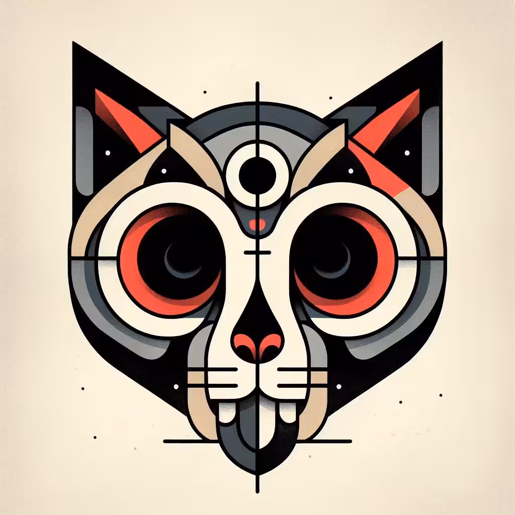 Geometric Zombie Cat