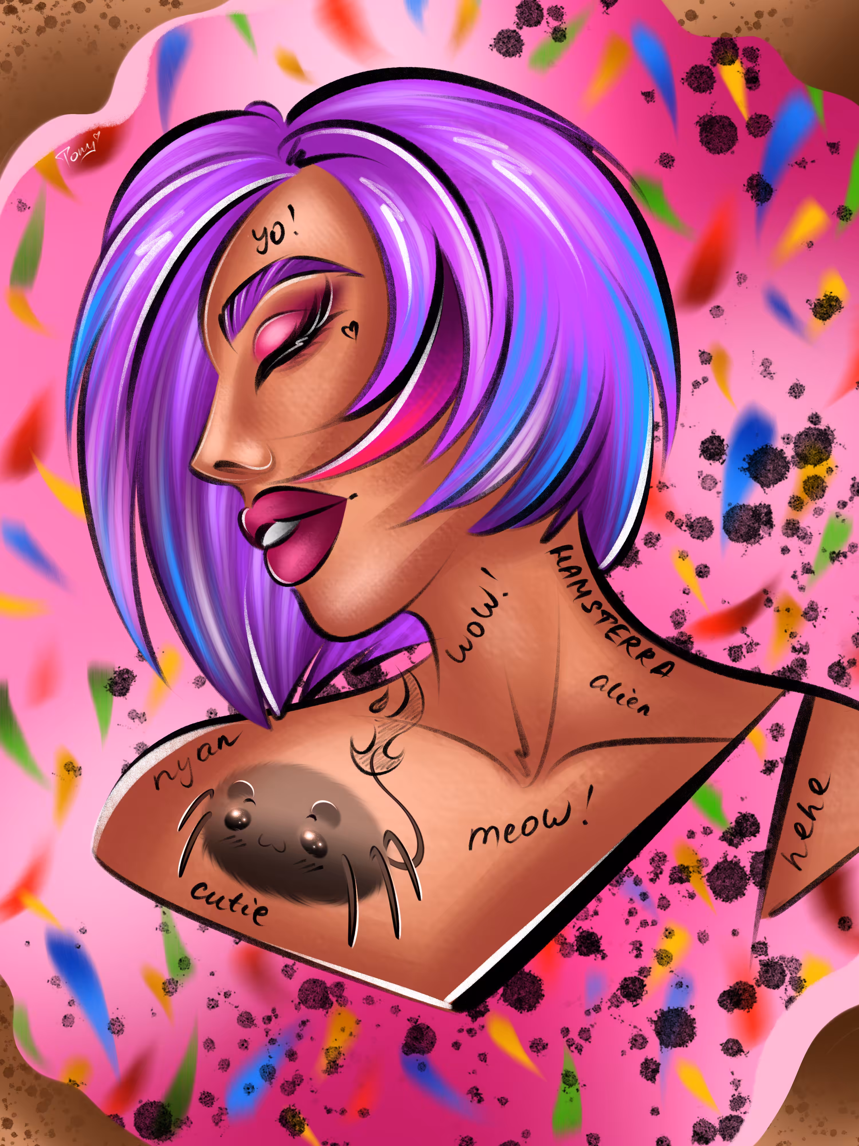 Hamsterra tattoo (special poster)