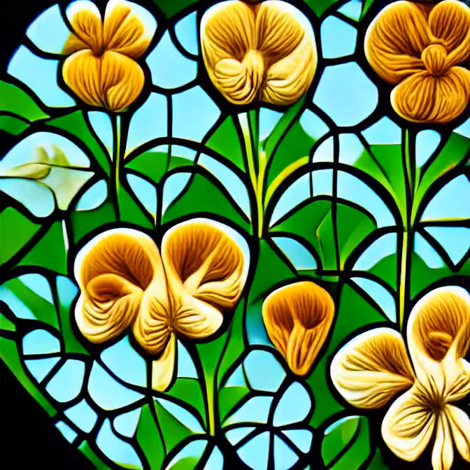 Art Nouveau Flowers 3