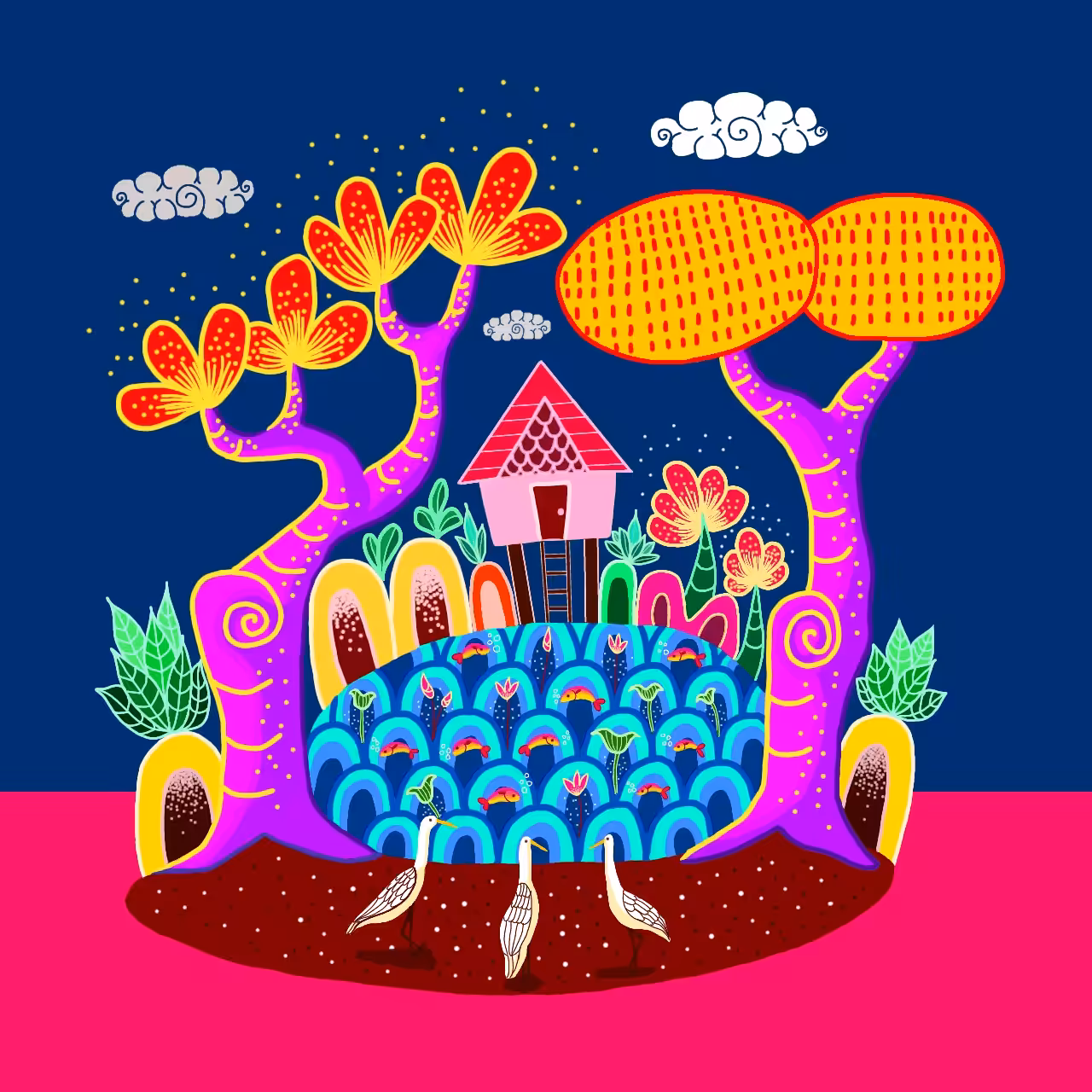 Lifestyle imagination lines and colors.#07