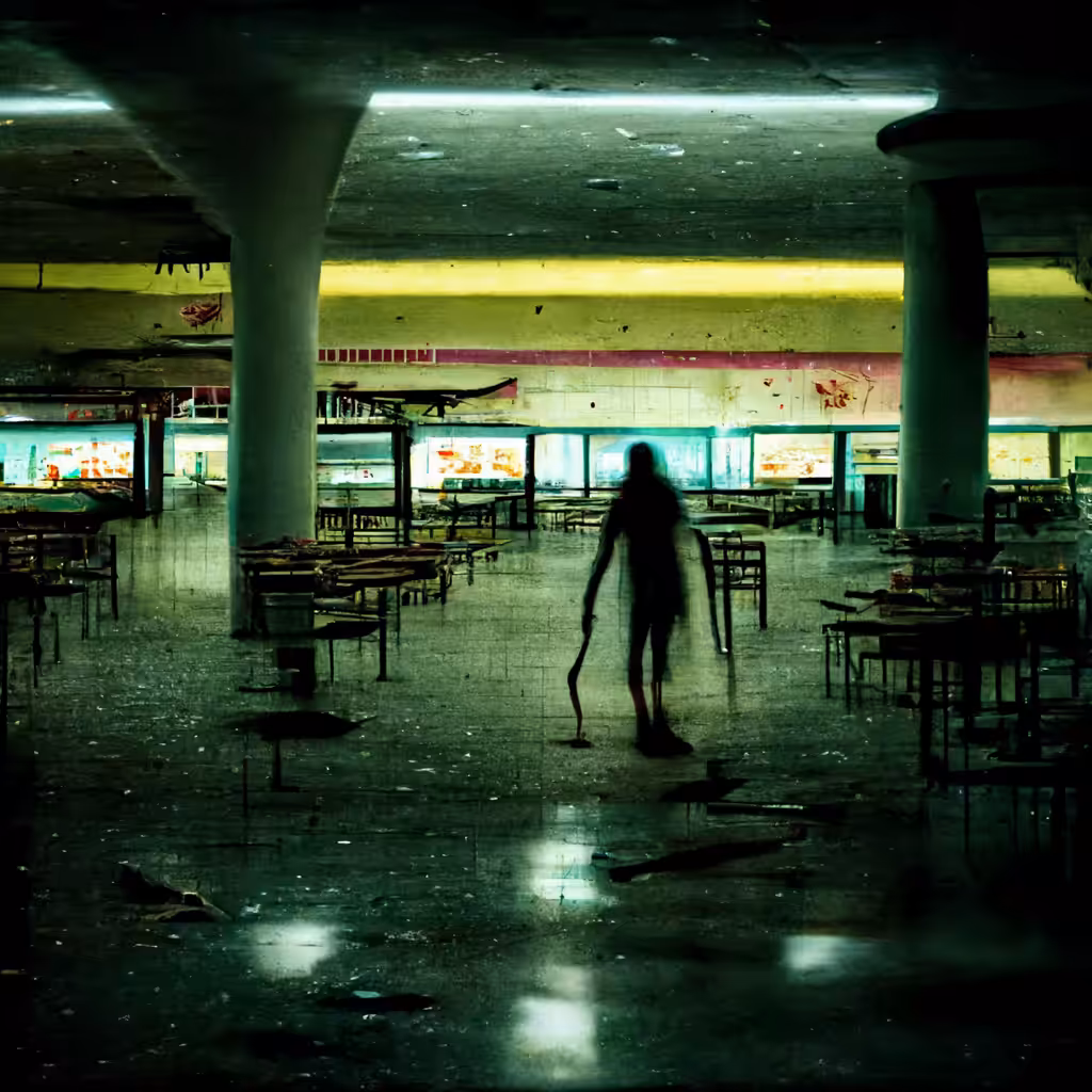 At the food court