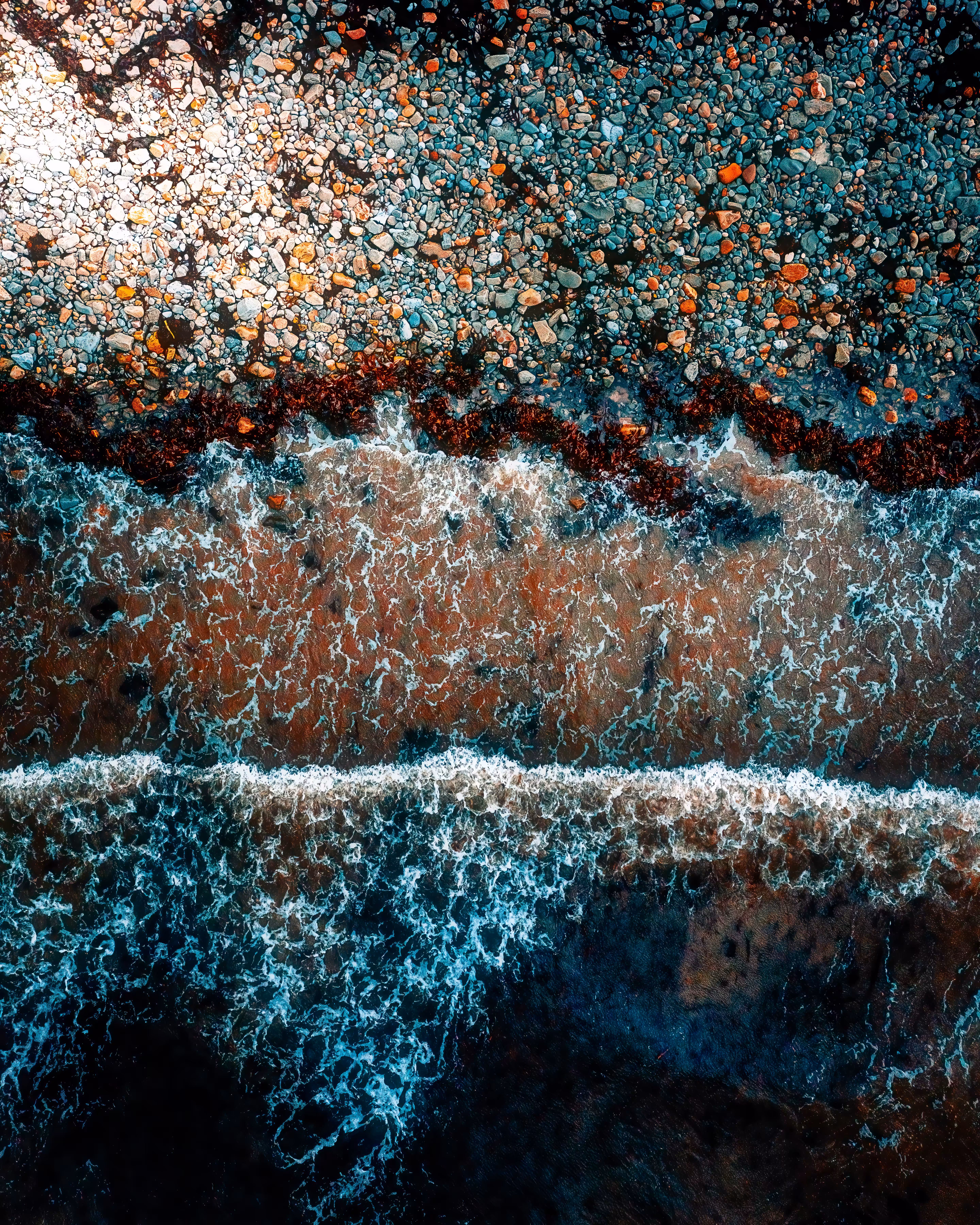Tumbled Stone Beach