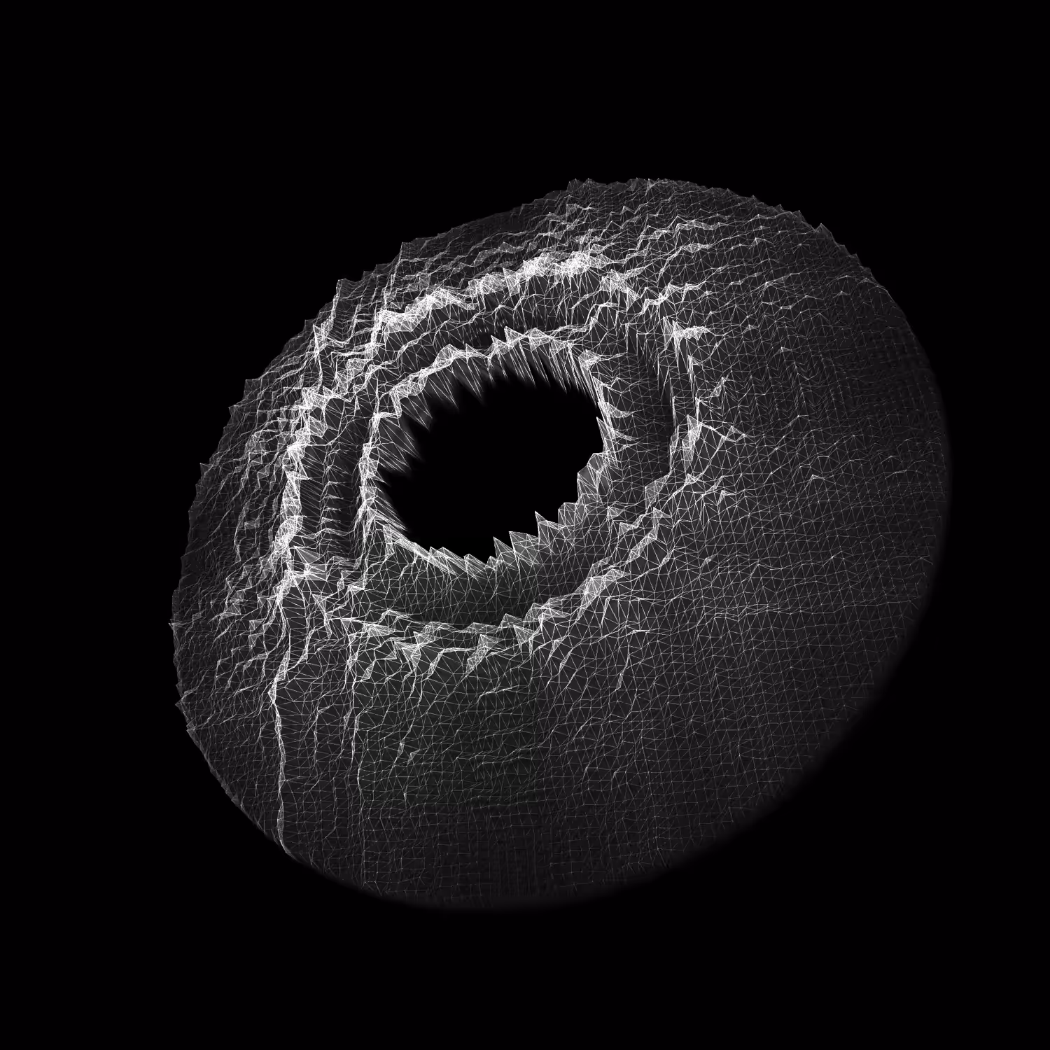 torus asteroid frozen volcano
