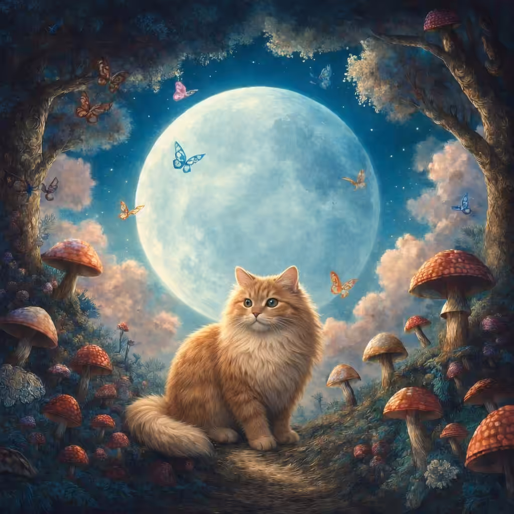 Cat in Wonderland