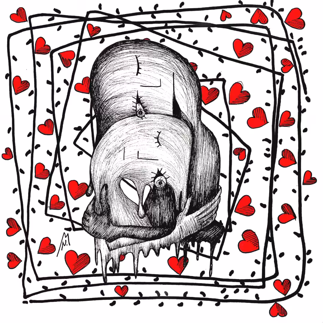 Almost Black and White: Melting in Your Arms