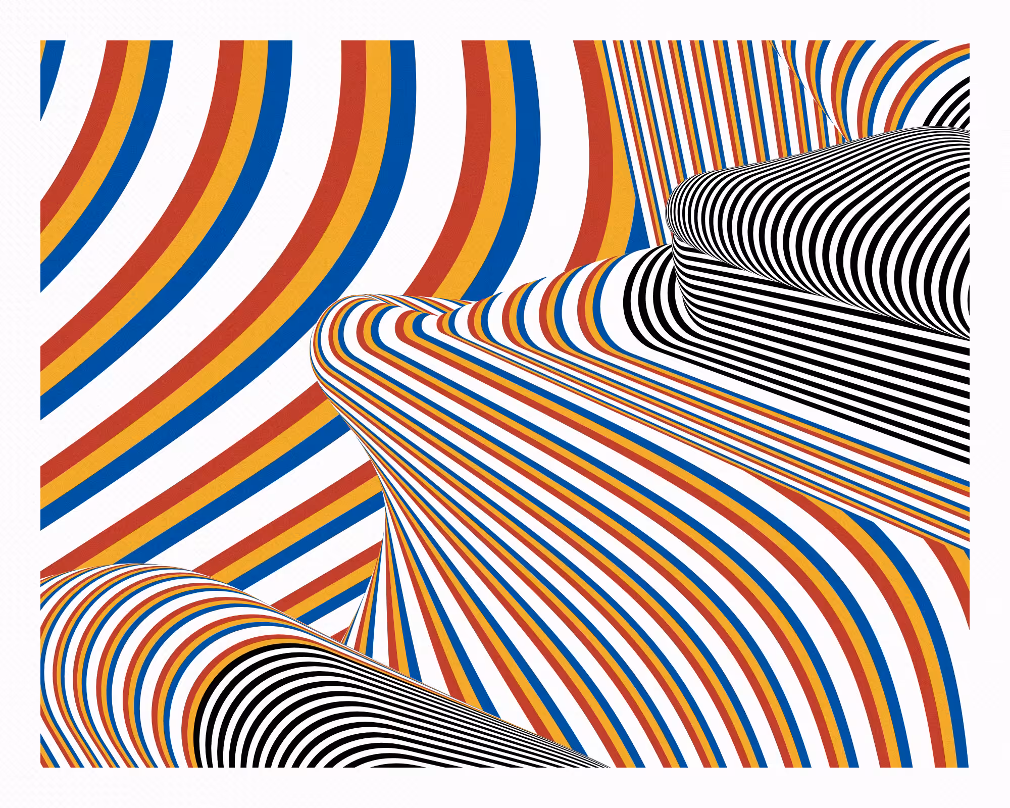 Alternating bands of color #42