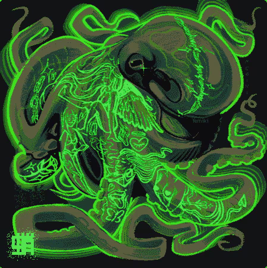 sumi:(inked) *special* RADIOACTIVE OCTOPUS