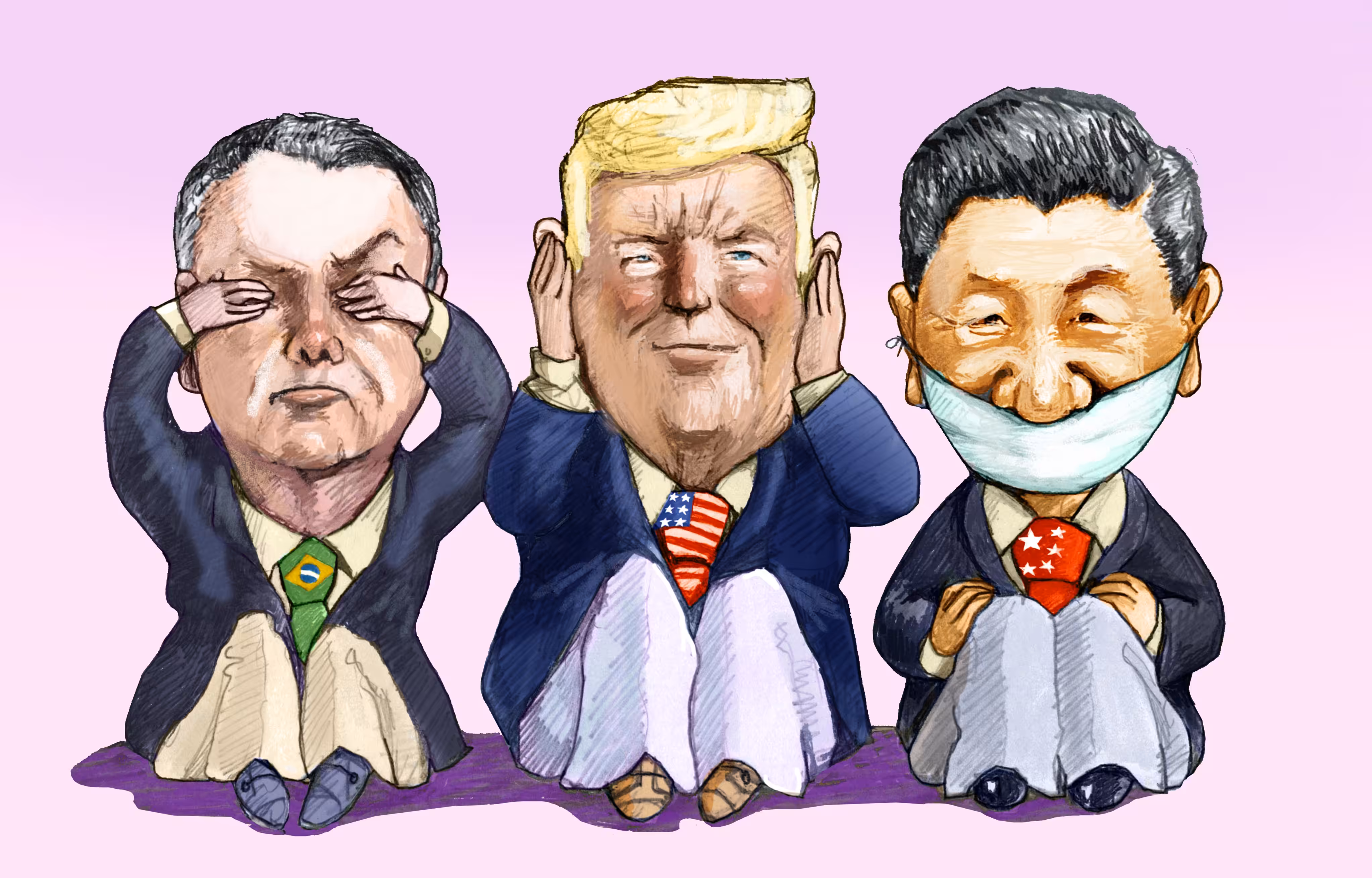 three wise monkeys 