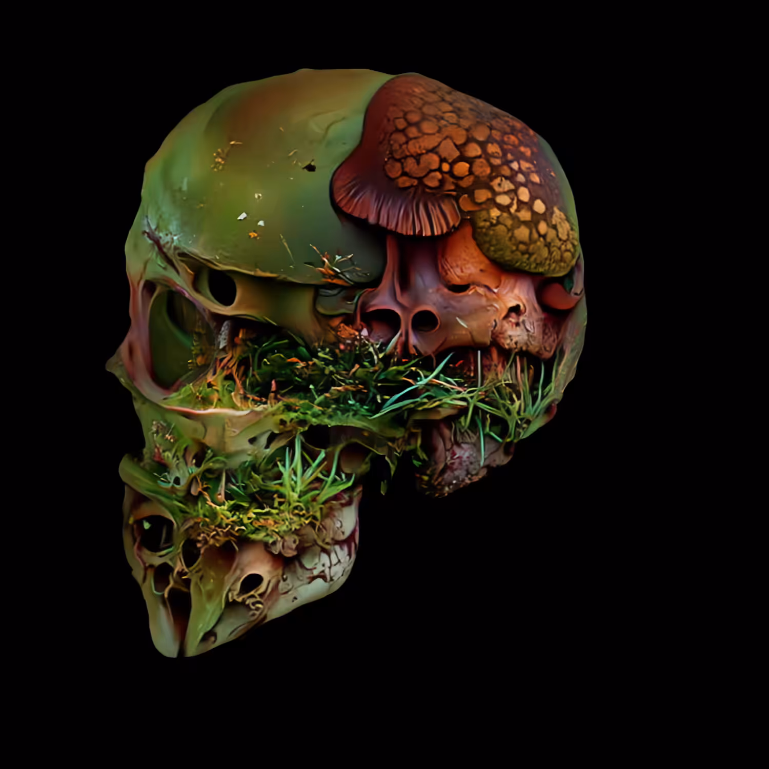 Deep Forest Skull