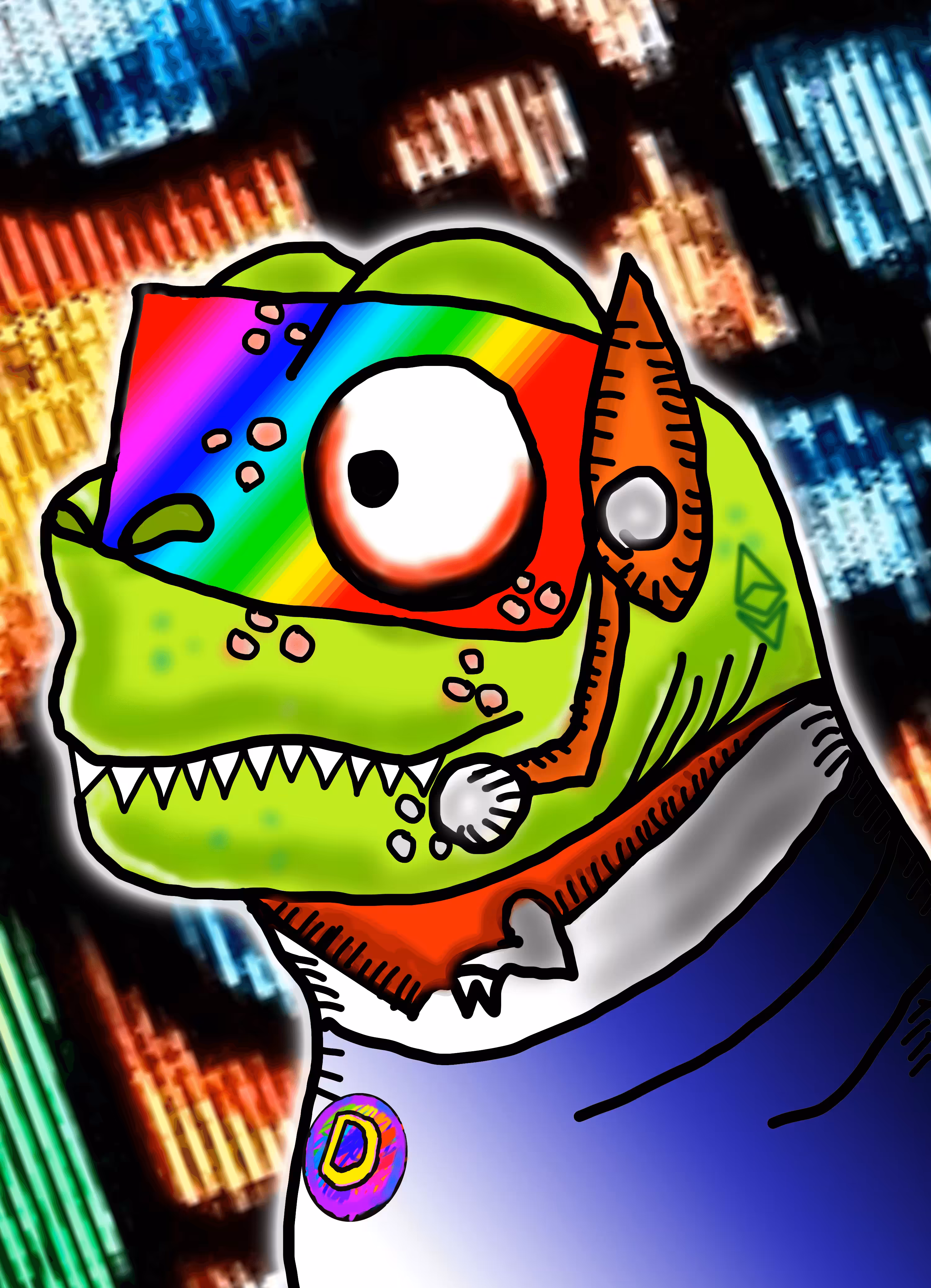 Silly T-Rex No.#59  (rare) I’m Ranger rex