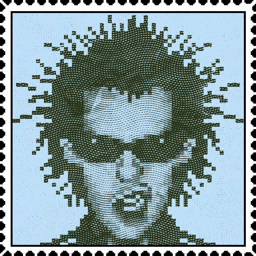 Sid VIcious caricature stamp