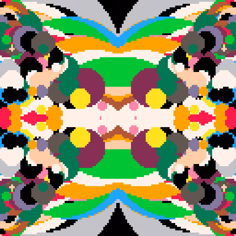 Rapid Psychedelic Inkblot Test Generator #38
