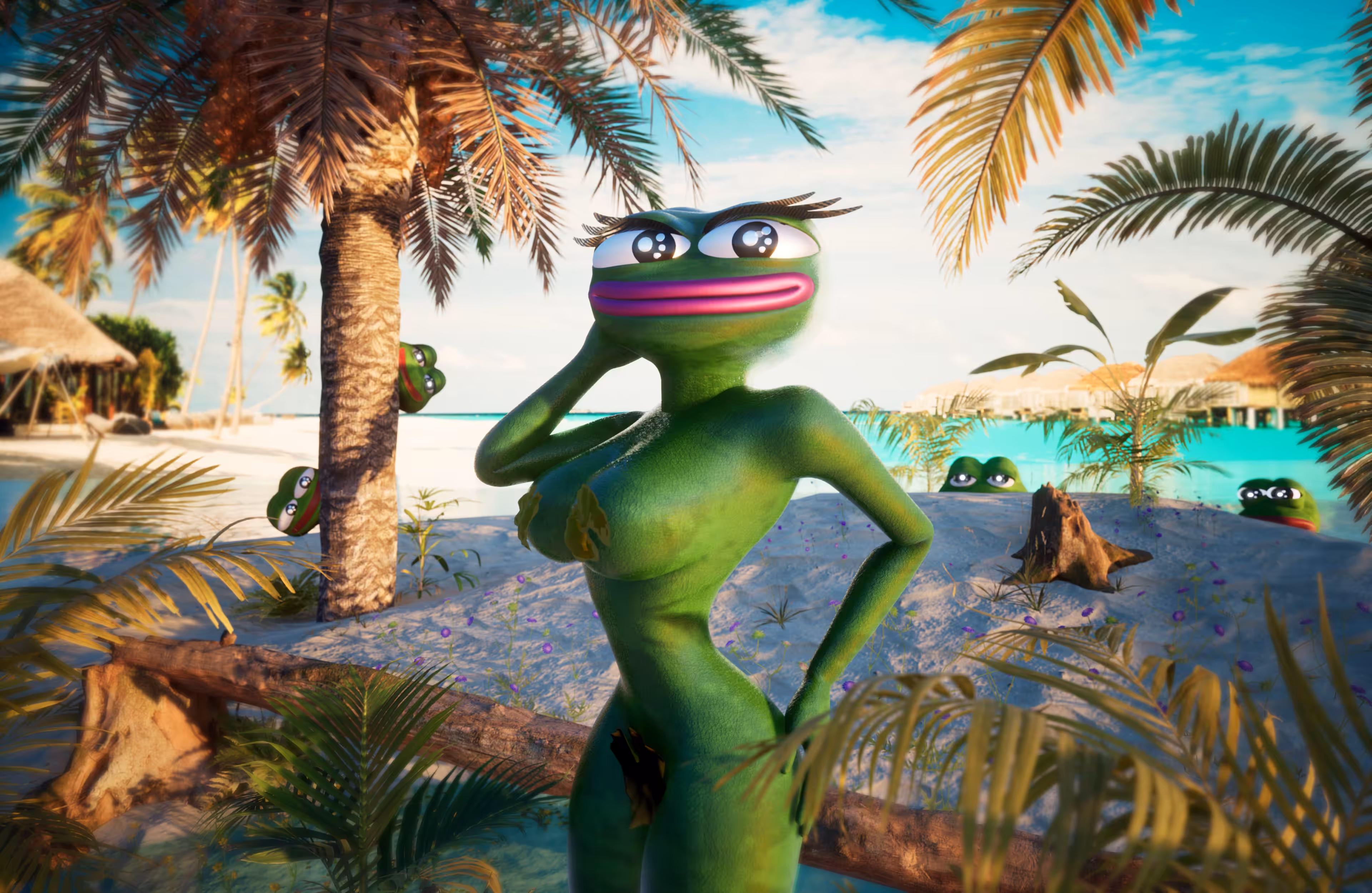 Pepe Under the Tropics 🐸 🌴