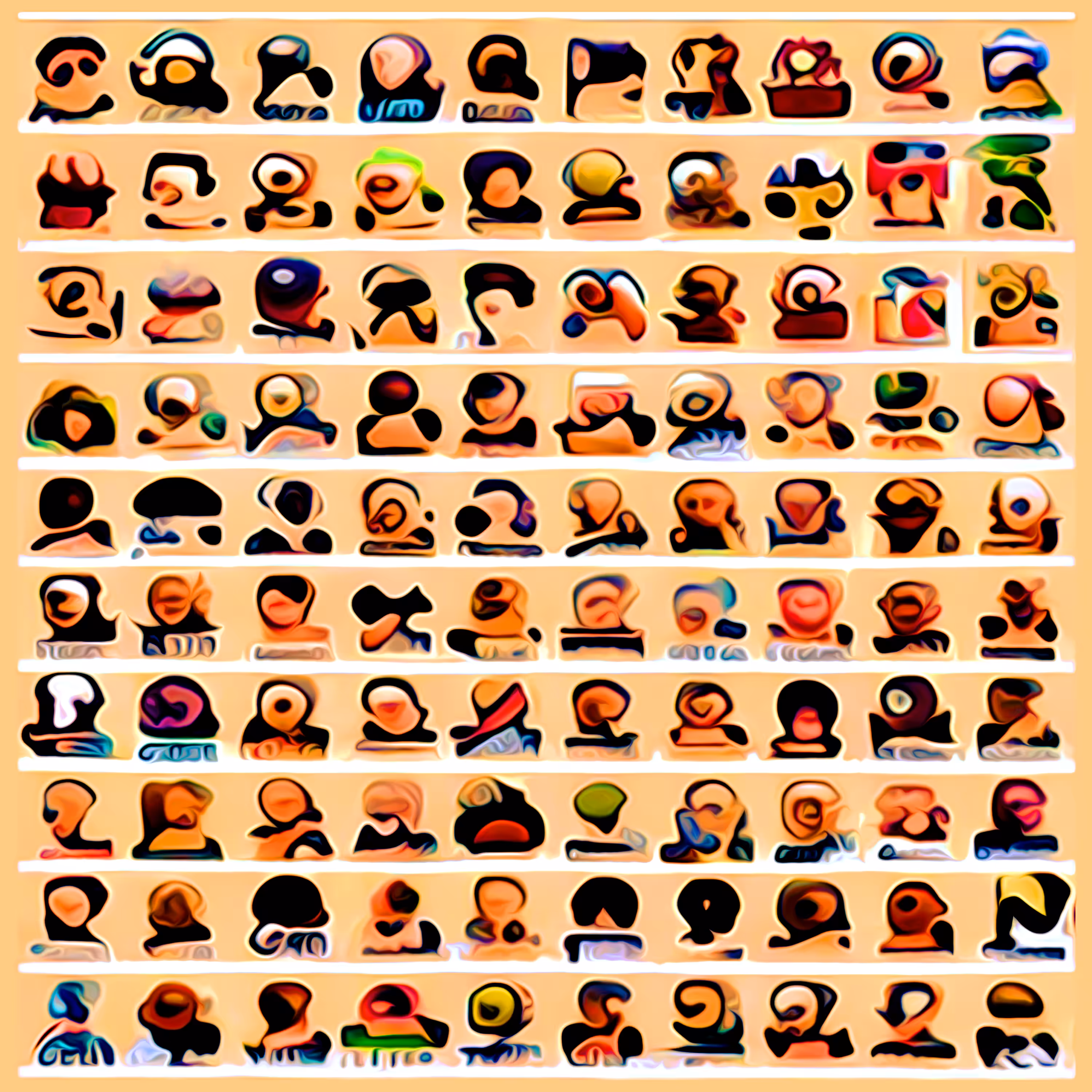 100 SPAMART PFPs