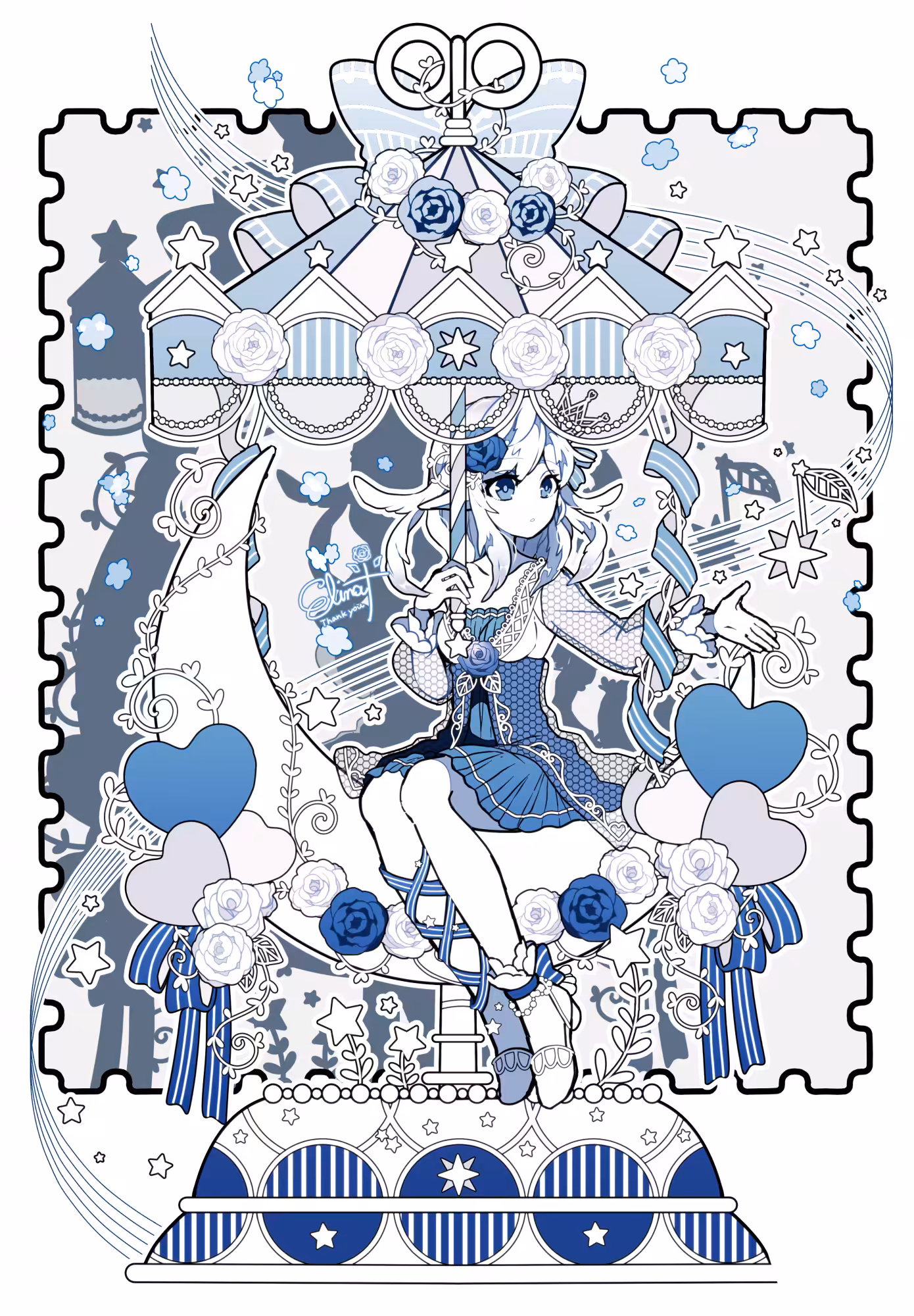 Music box playing the stars