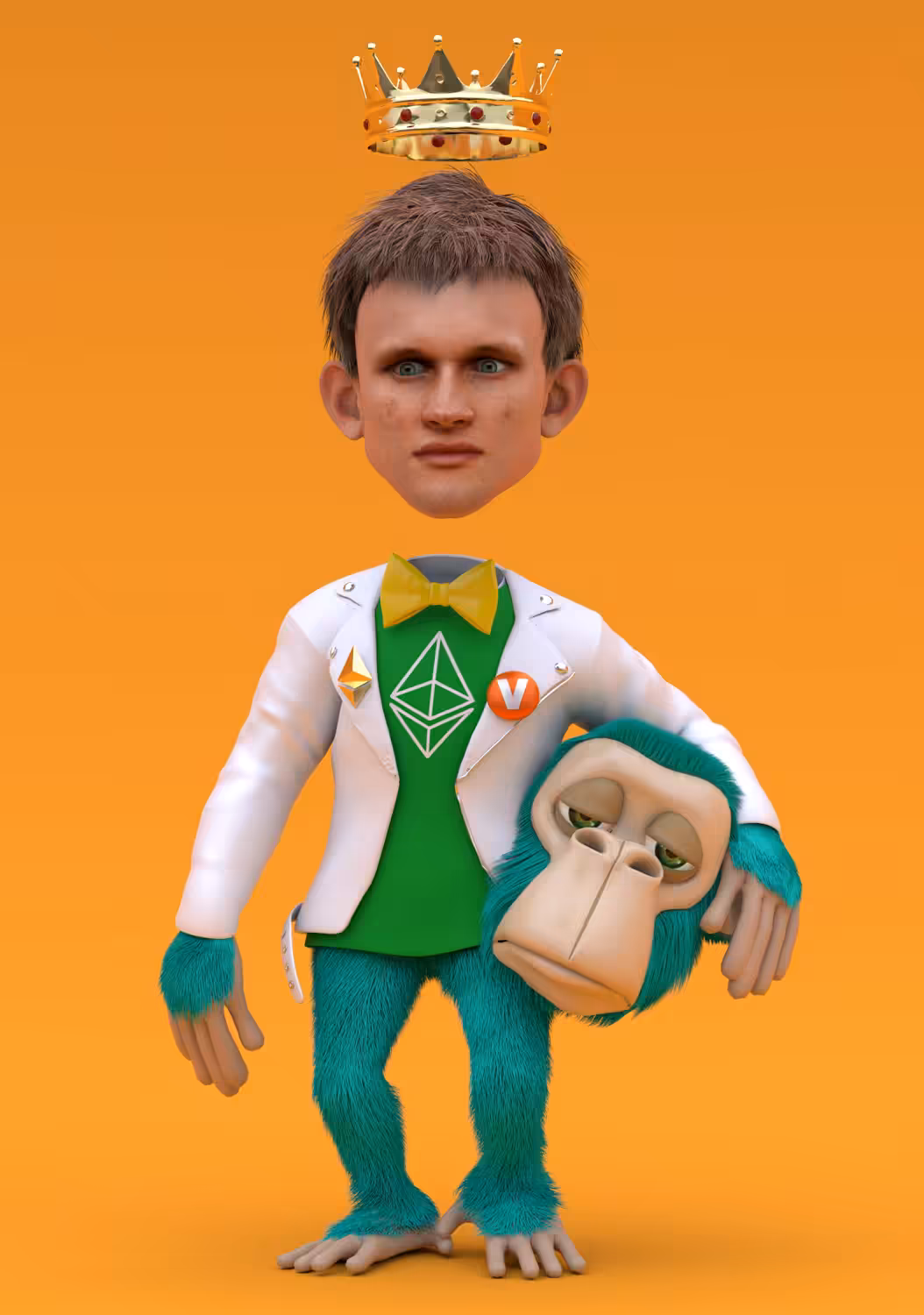 APE AND VITALIK BUTERIN # 20