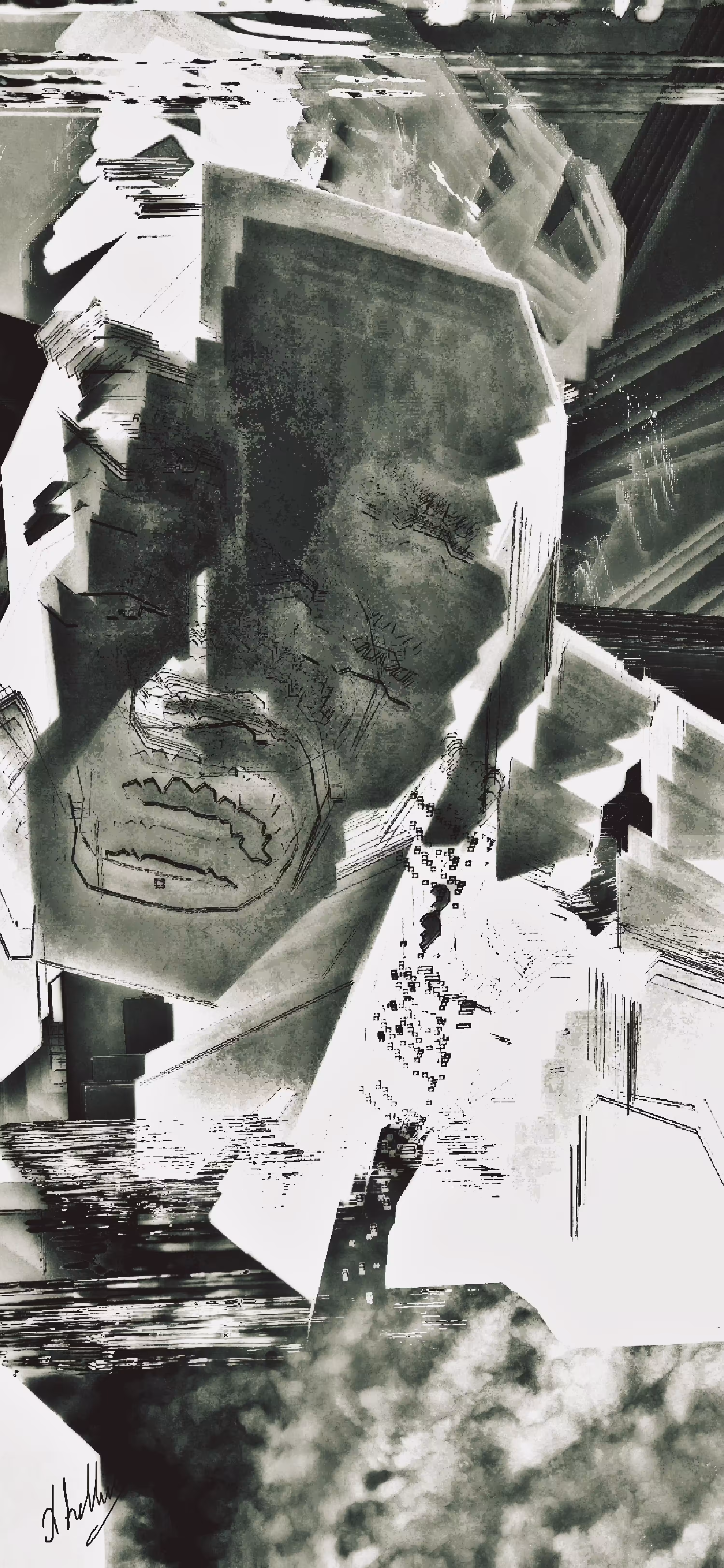 Broken #1 - The face inside the frame