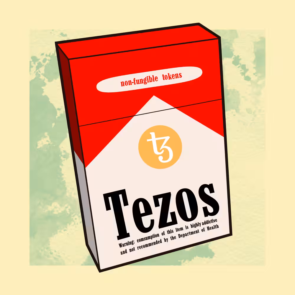 XTZ Crypto Addiction - Red