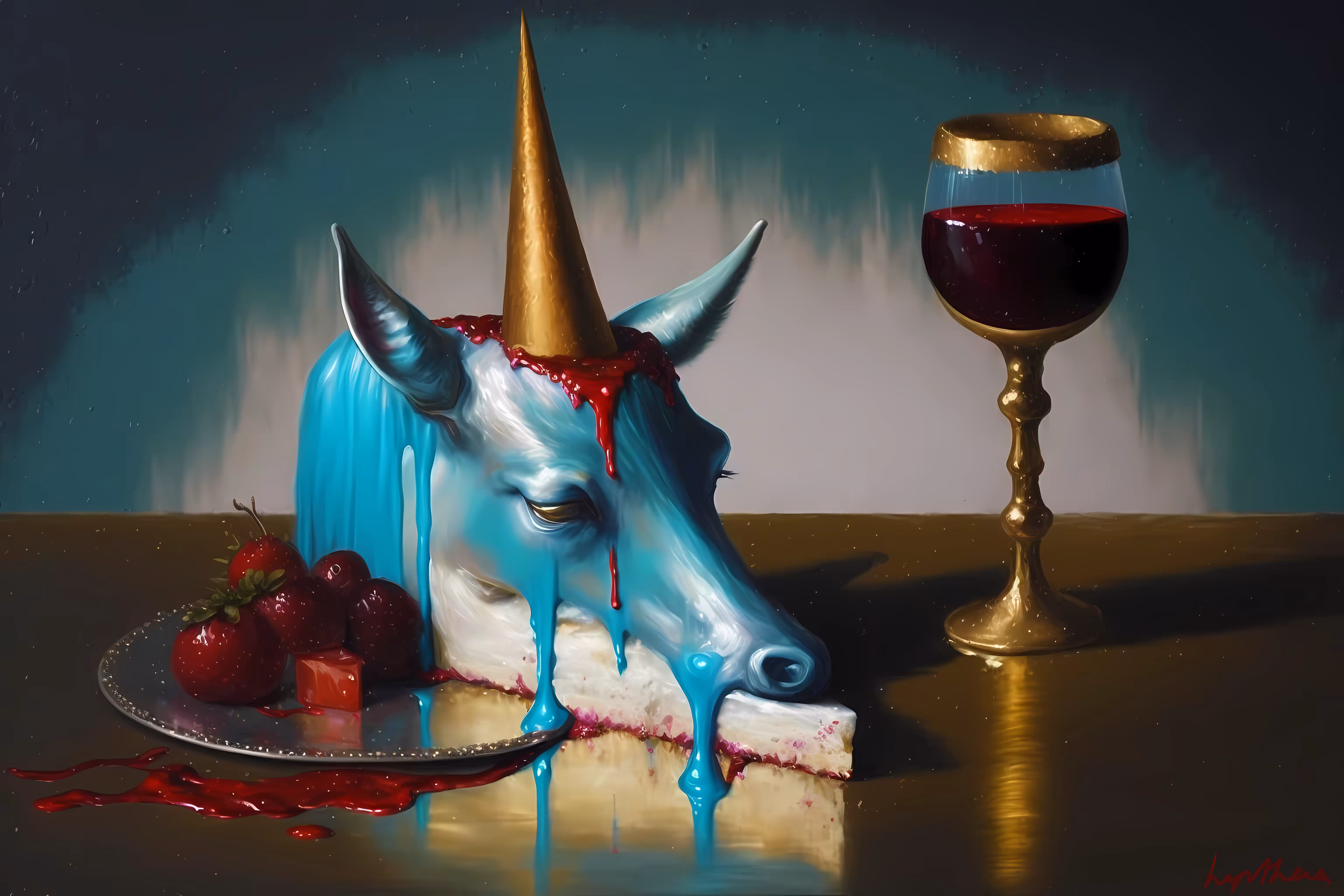 gâteau de licorne
