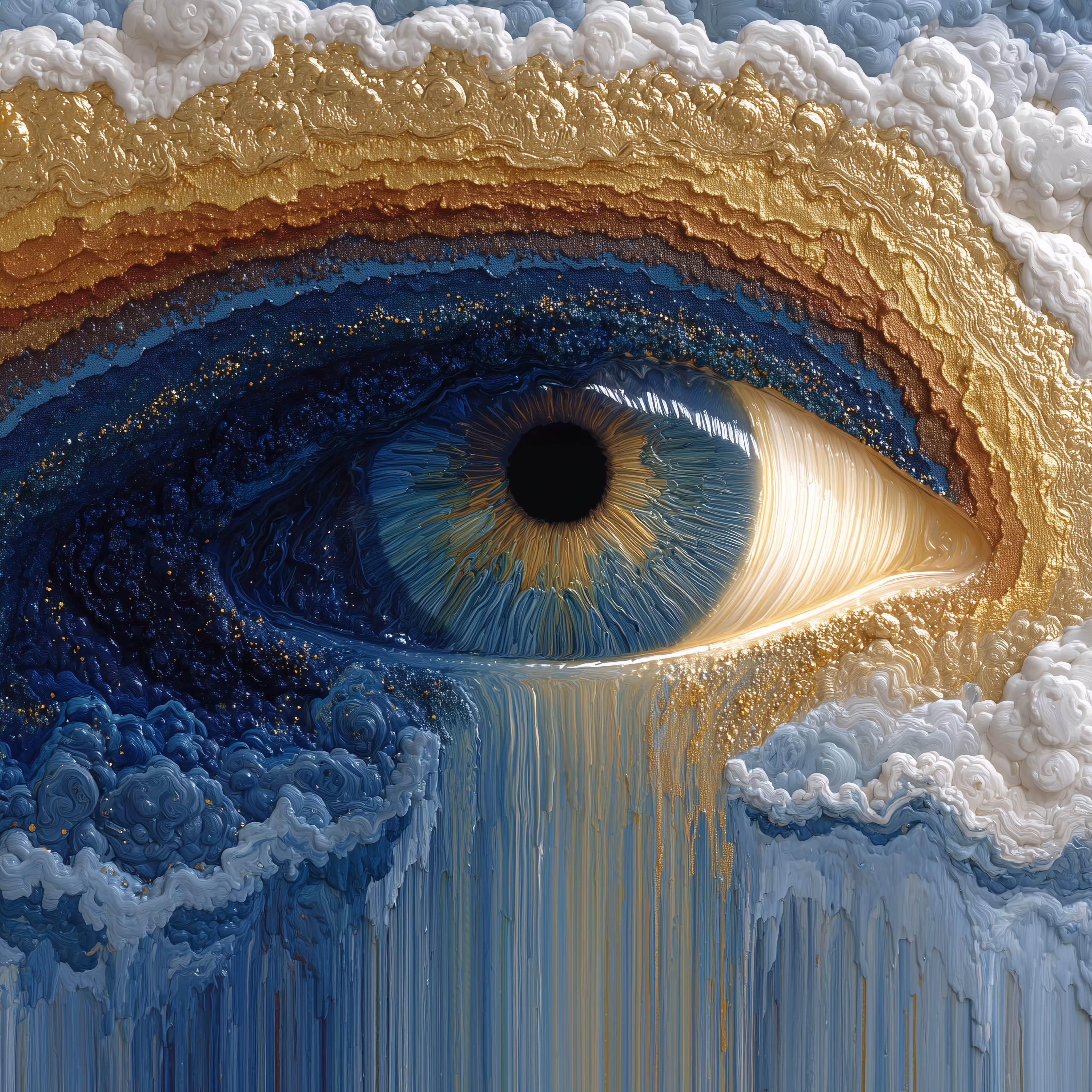 Crying waterfall